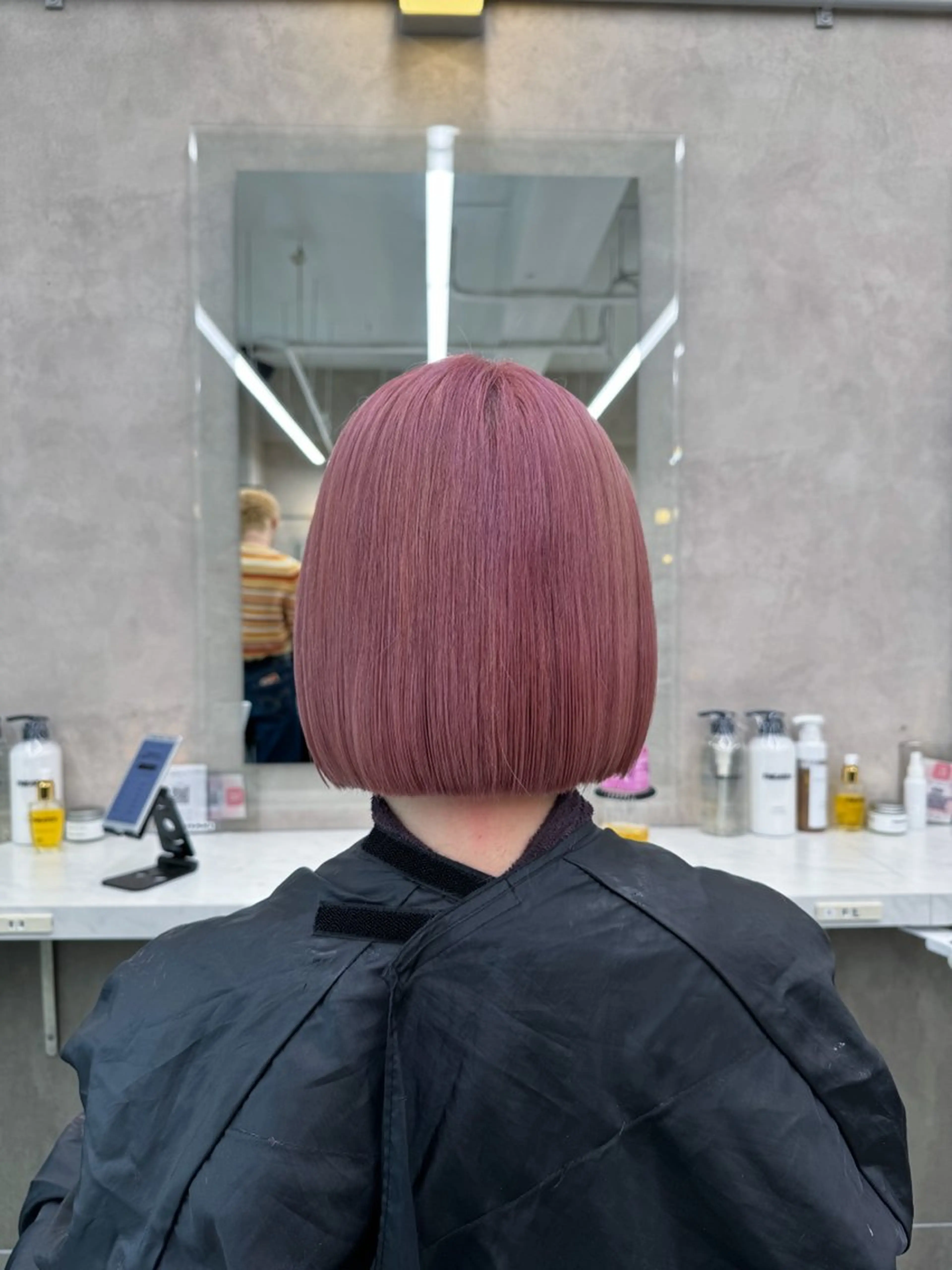 ショート カラー ヘアアレンジ ハイトーン/ボブ /misakiのヘアスタイル
