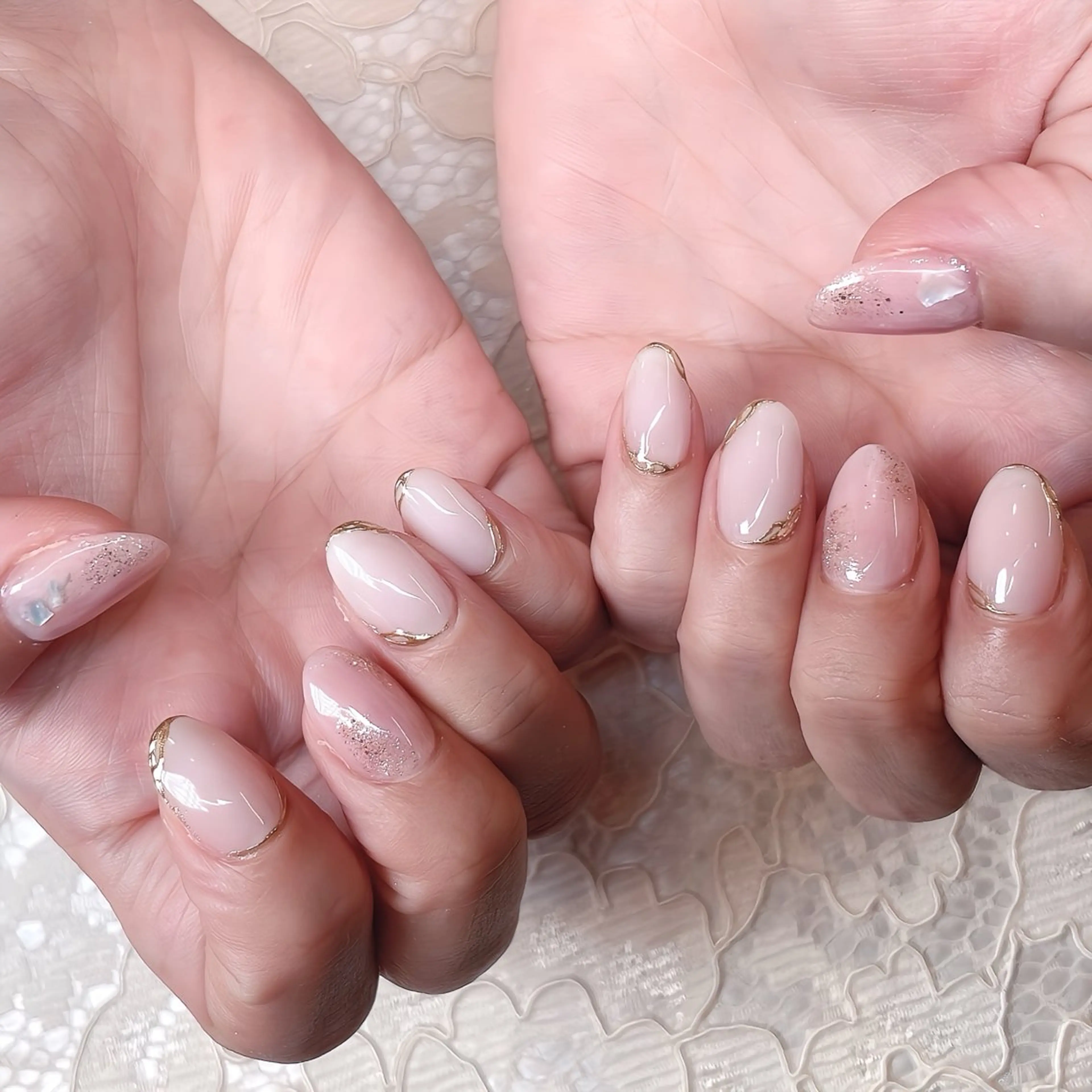 ネイル Aube Nail 佐藤のネイルデザイン