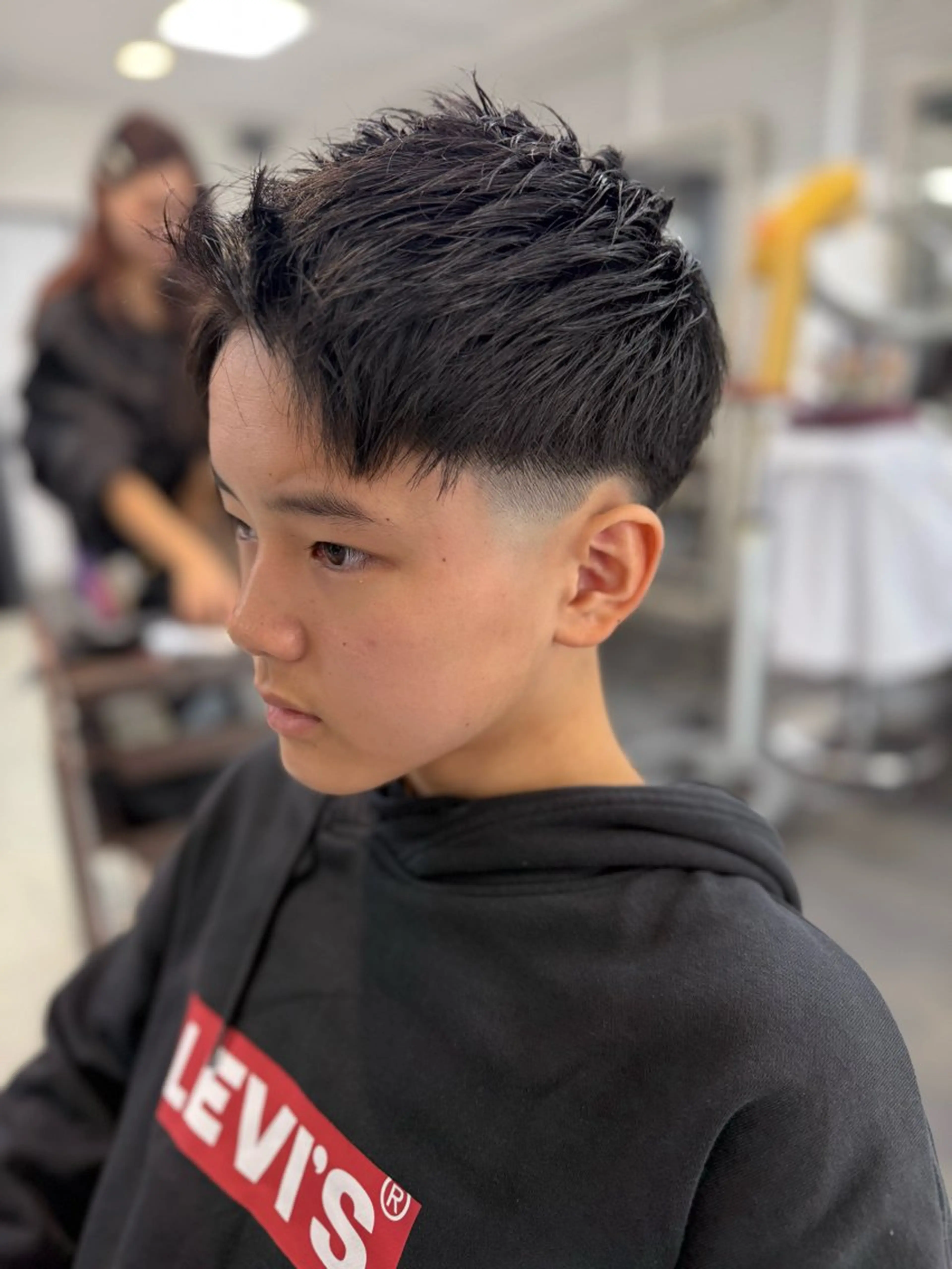 ショート メンズ フェードカット カット メンズパーマの達人 /タカシマ　ダイスケのヘアスタイル