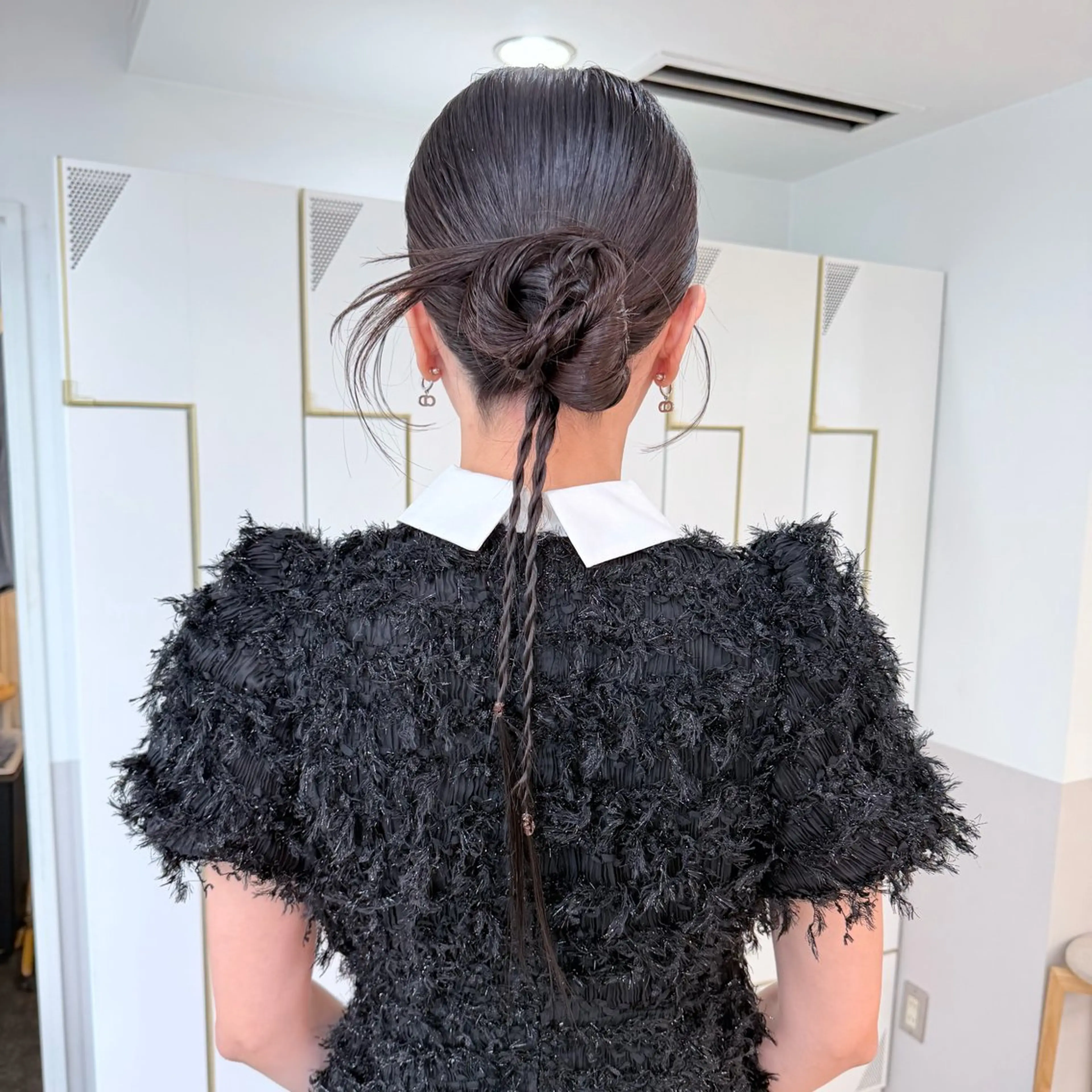 ヘアアレンジ ヘアセット マミ☁️ヘアセット /お呼ばれヘア/銀座のヘアスタイル