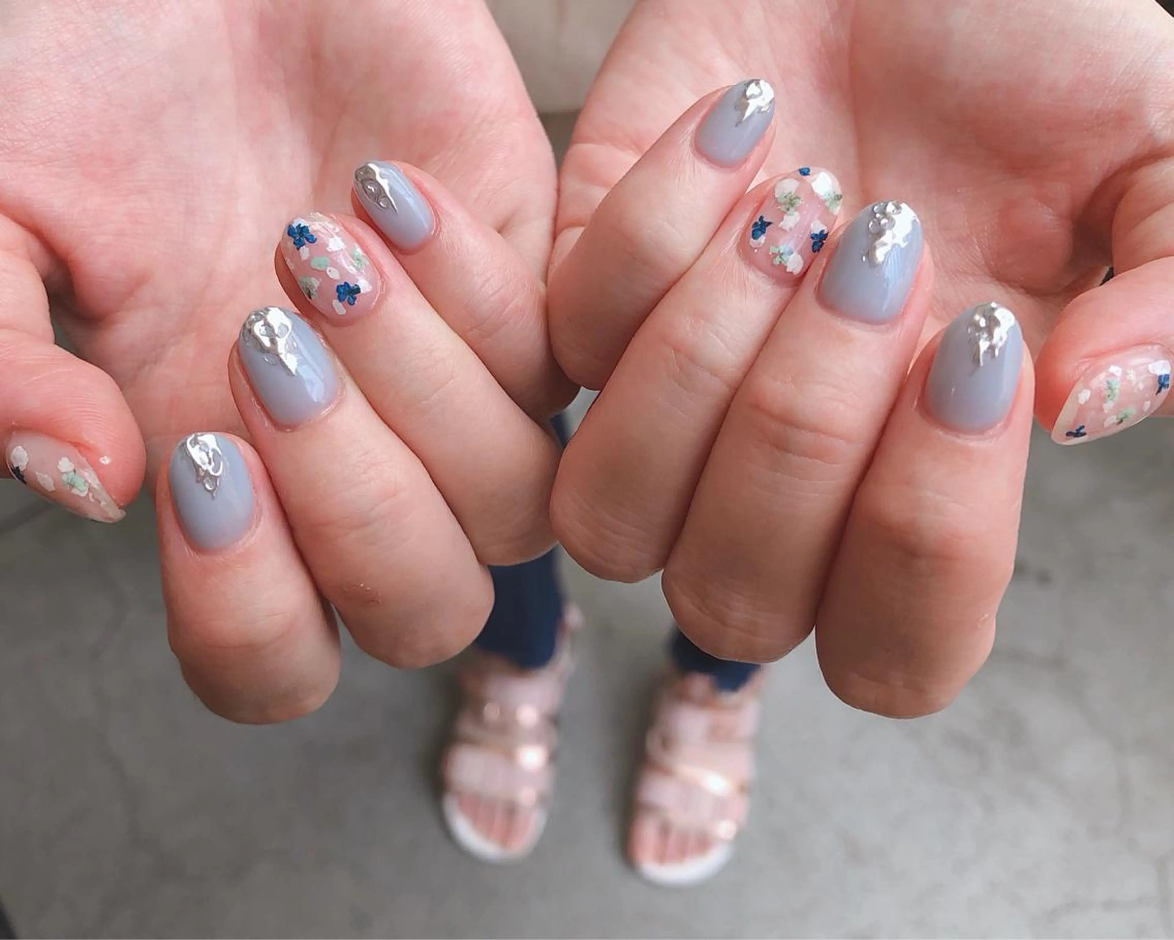 ネイル フラワーネイル ハンドネイル nail heron所属・saki_ nail heronのその他イメージ