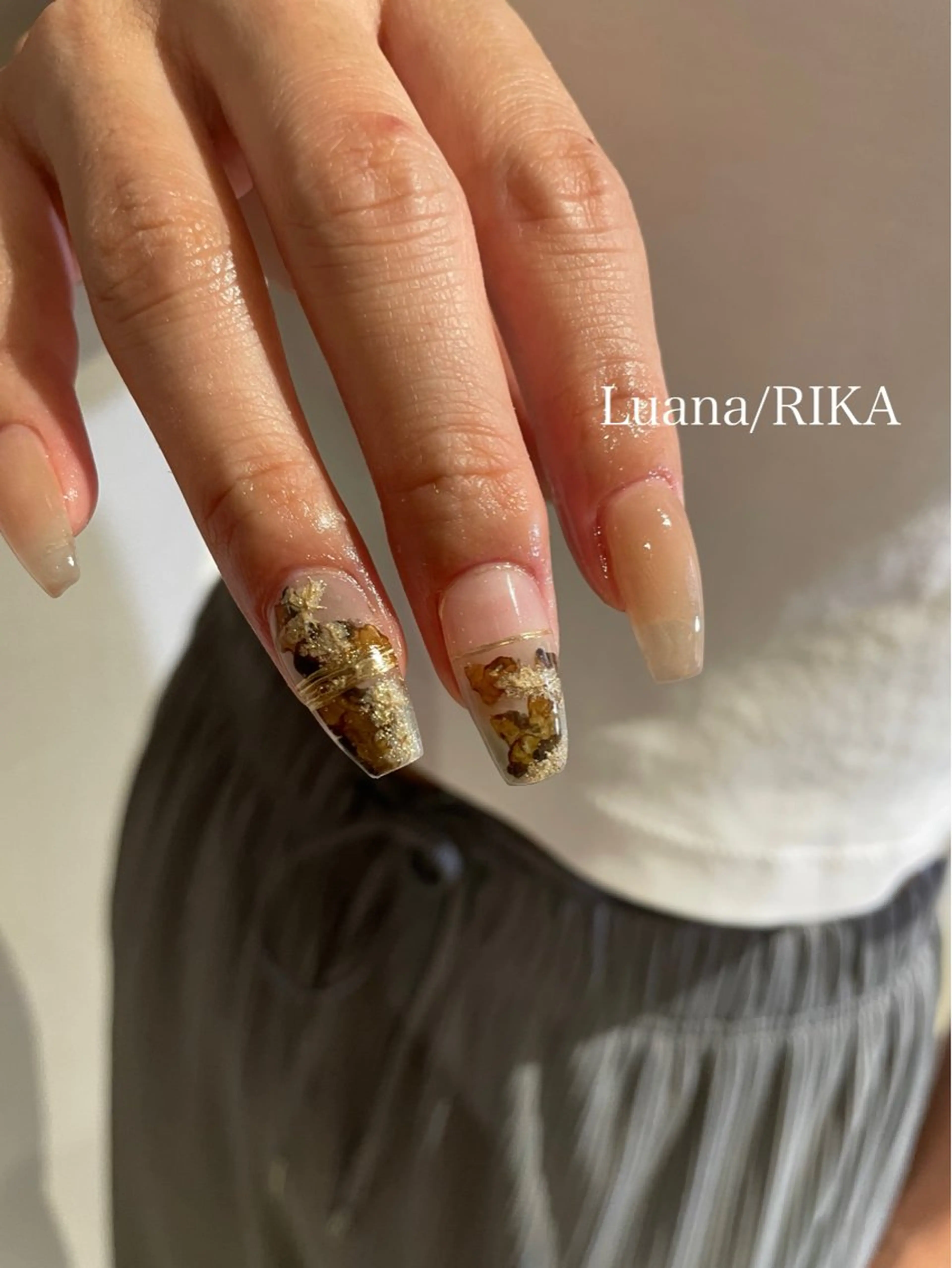 ネイル ハンドネイル Nail Salon Luana Rikaのネイルデザイン
