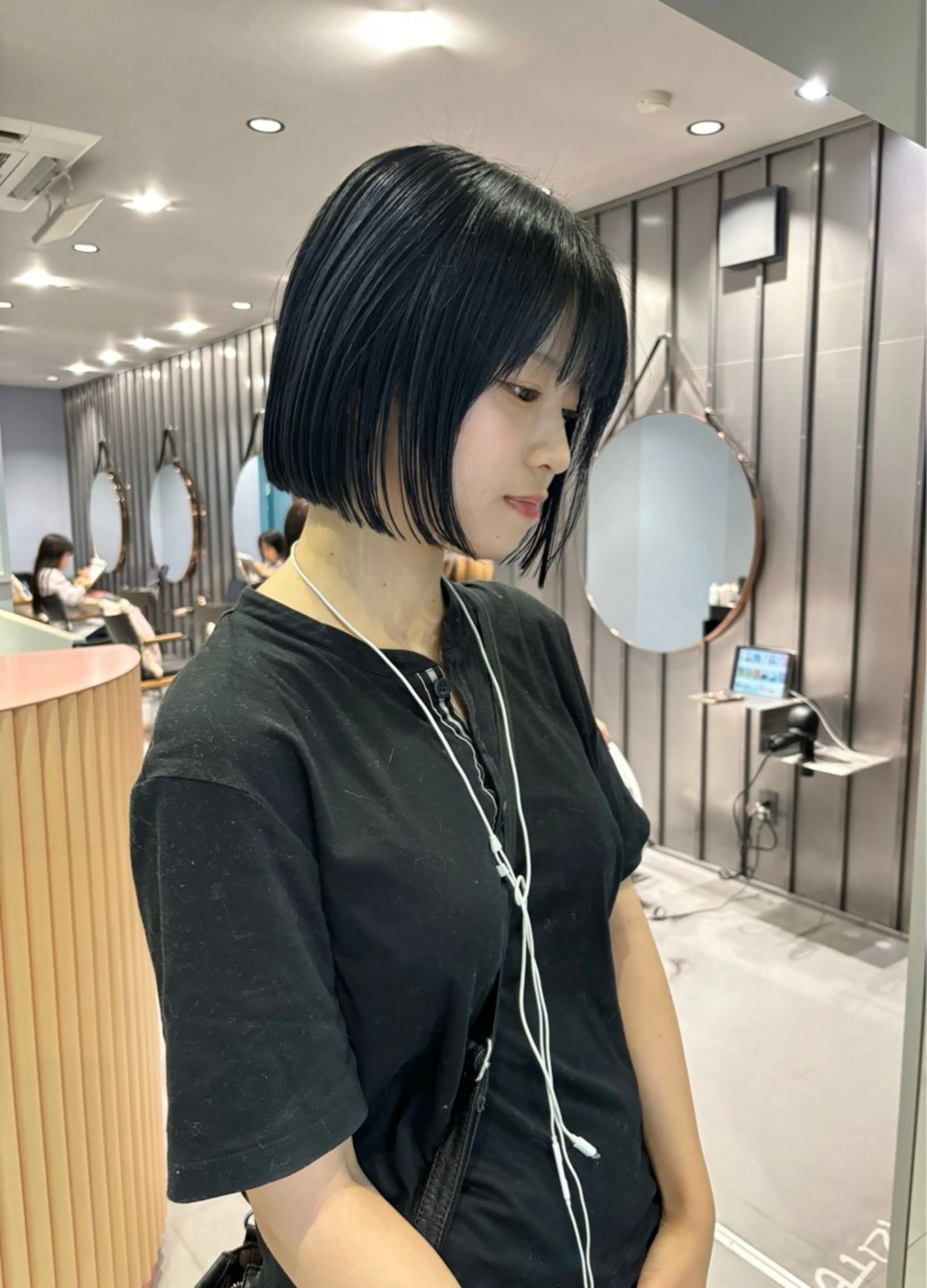カラー カット ヘアカラー トリートメント noe tton所属・あゆな/名古屋/ ボブ/透明感カラーのヘアスタイル