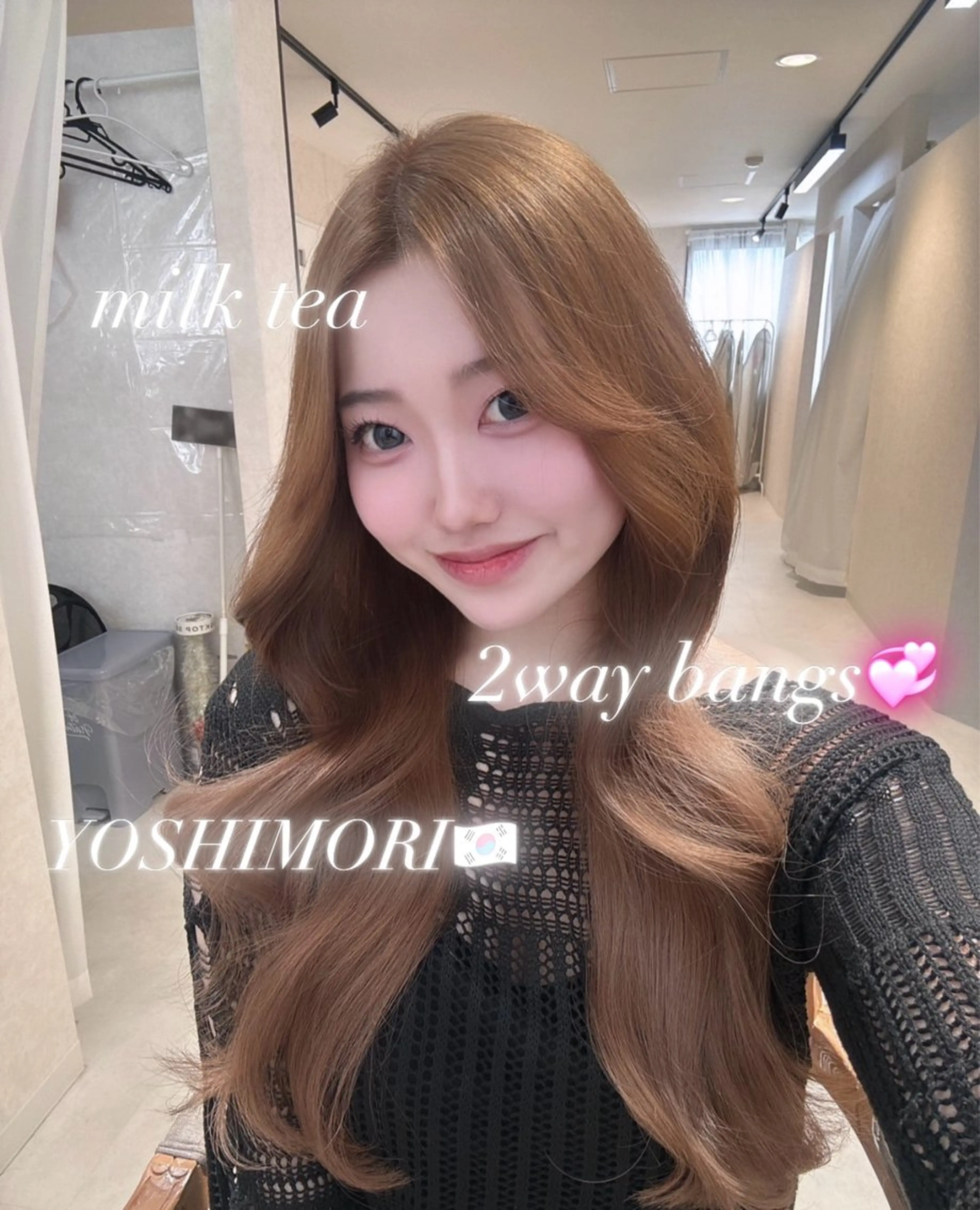 ロング カラー ヘアアレンジ ヨシンモリ minilu  by   LuLuca所属・高谷 凜のヘアスタイル