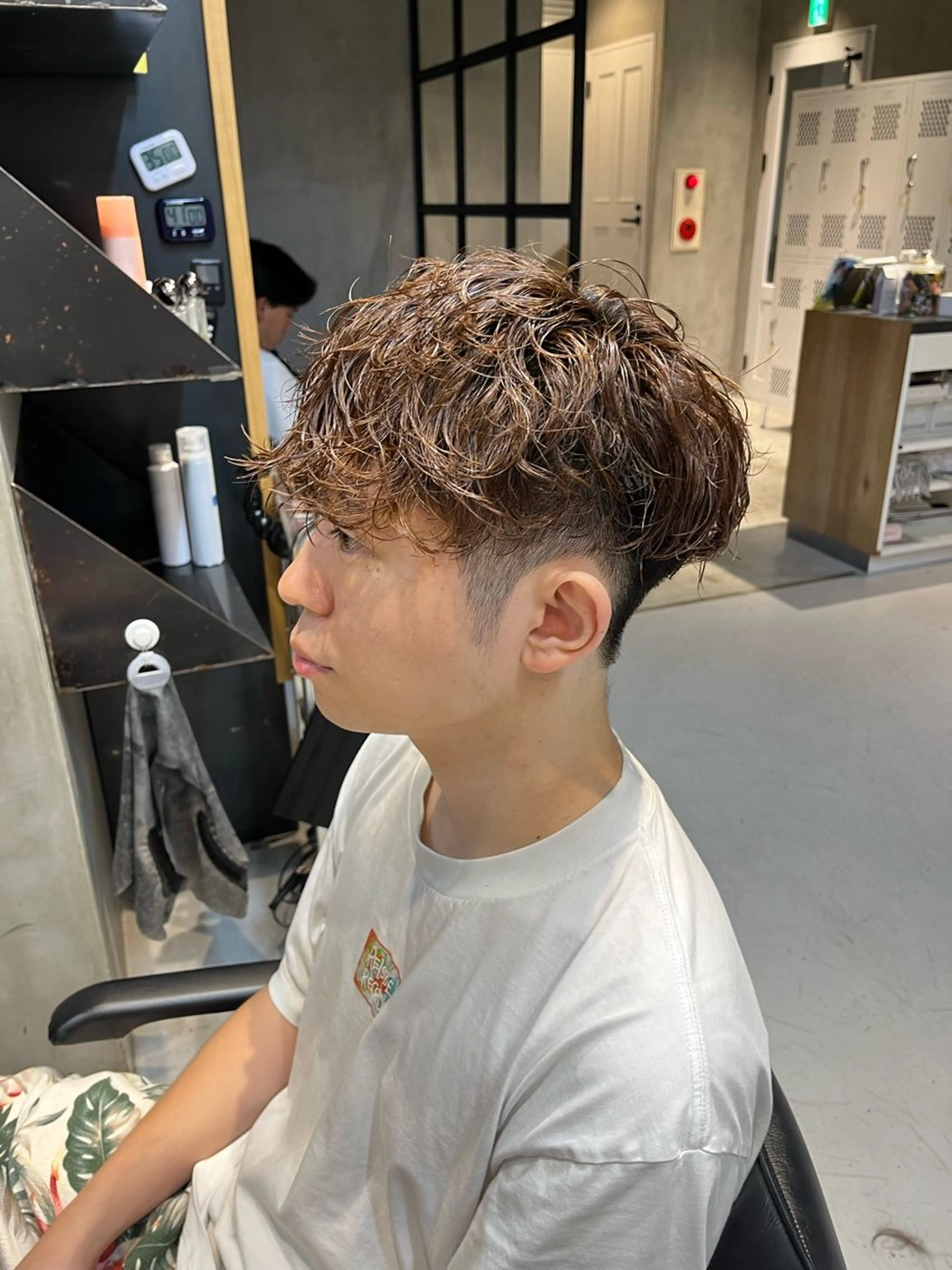 カット＋シャドウパーマの写真