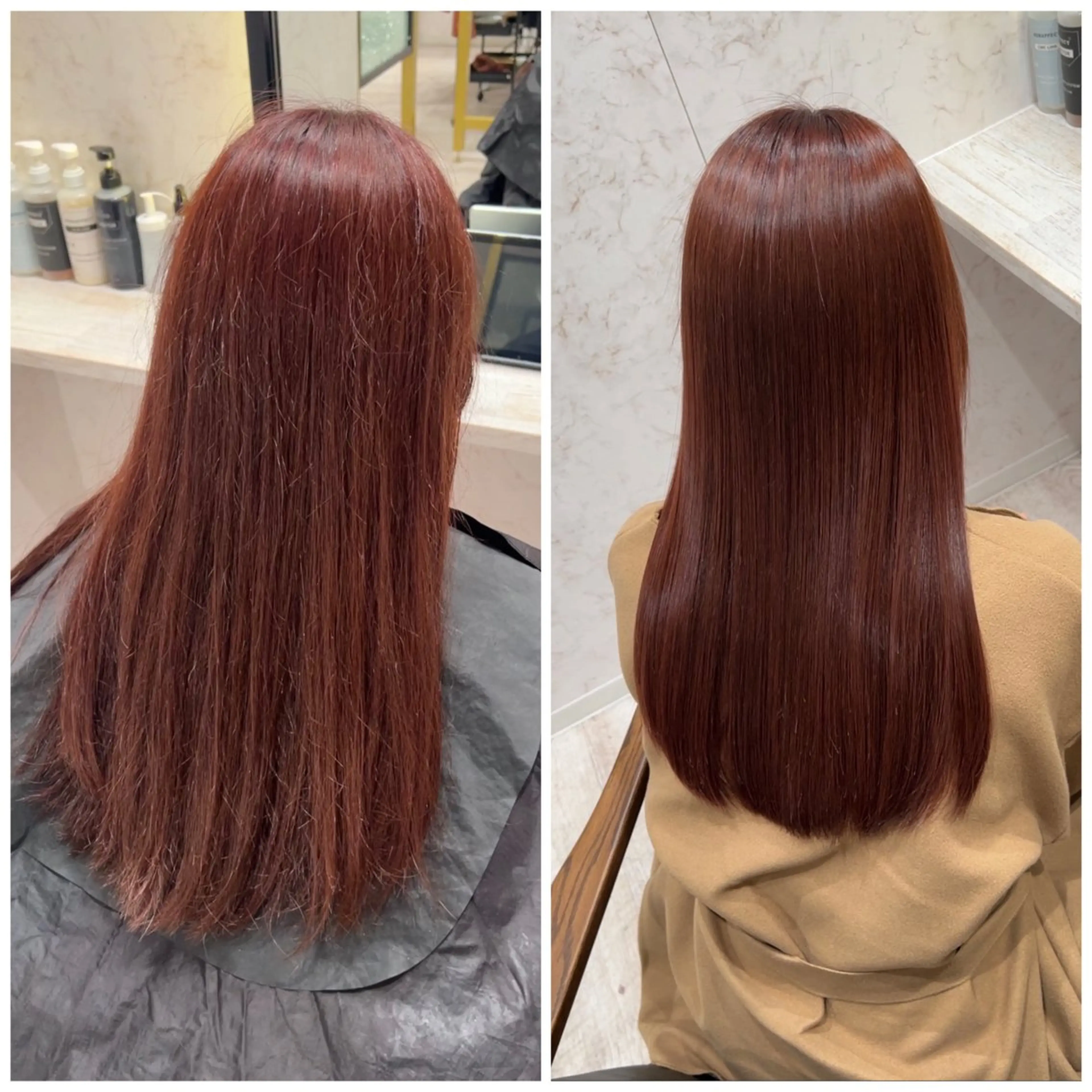 ロング 髪質改善ストレート /髪質改善/中内寛太のヘアスタイル