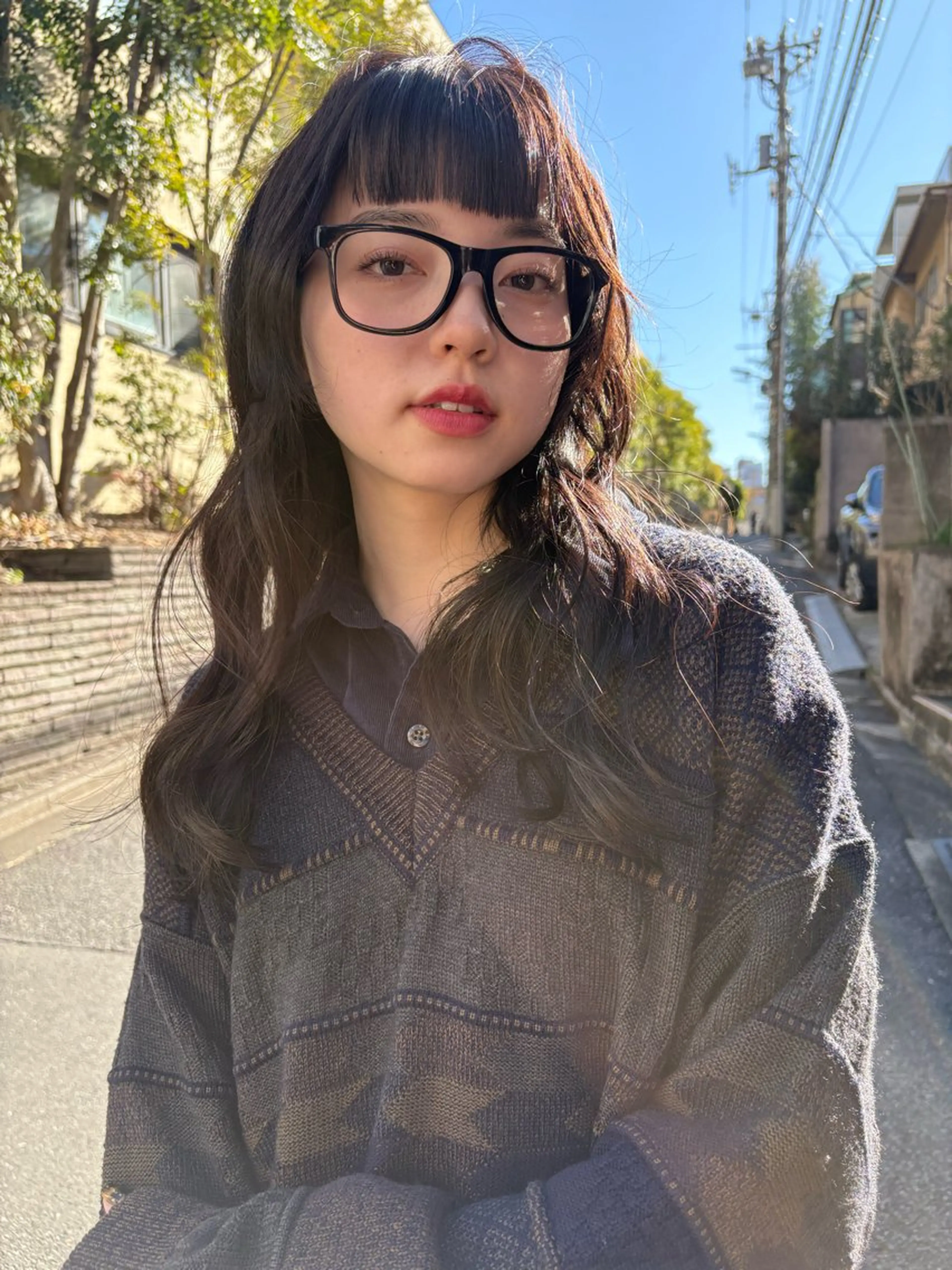 ロング パーマ ボブ ウルフカット スパイラルパーマ カット パーマ 【お洒落パーマ】 Elme　肥塚康汰郎のヘアスタイル