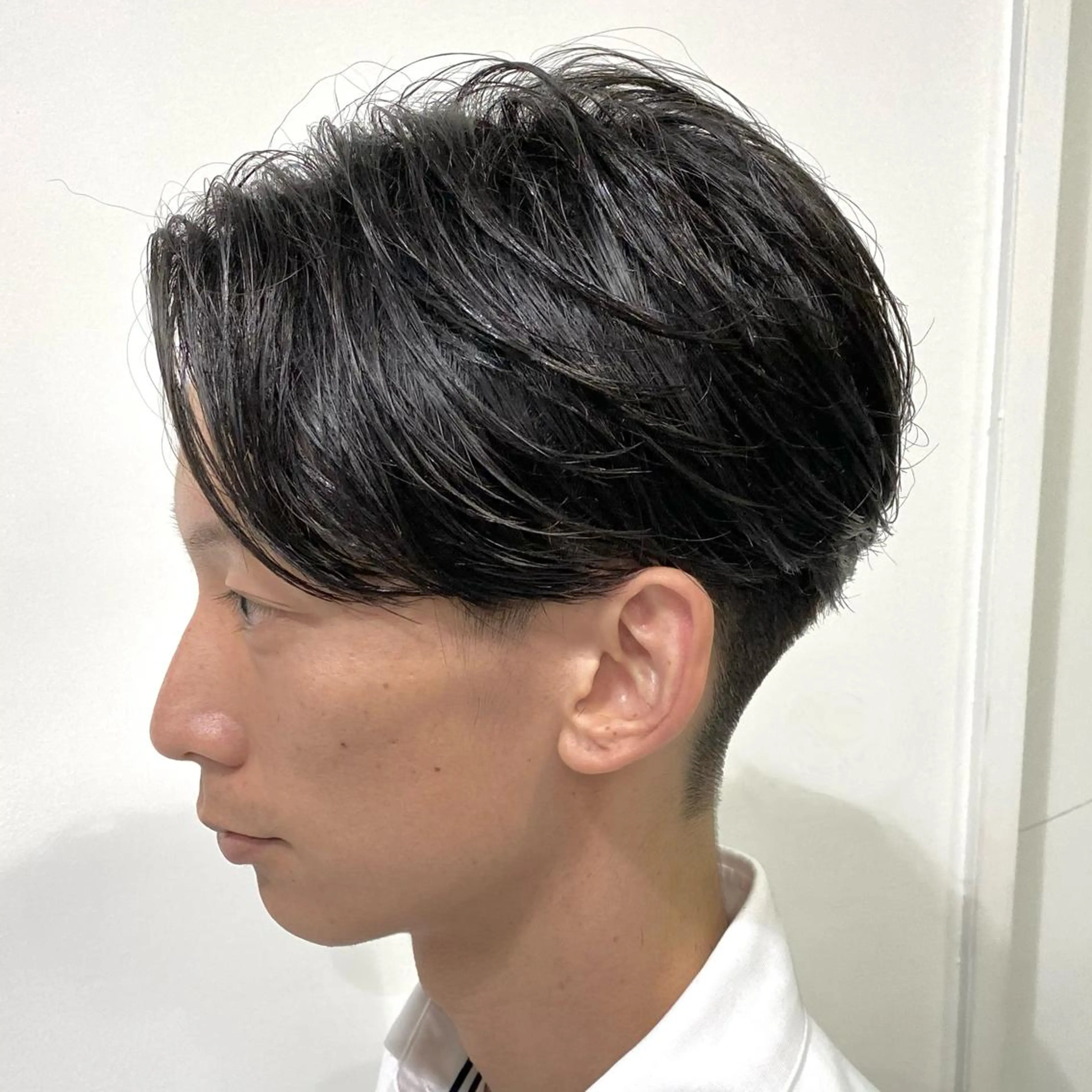 ショート メンズ センターパート 3月〜お店変わります 詳しくはインスタまでのヘアスタイル