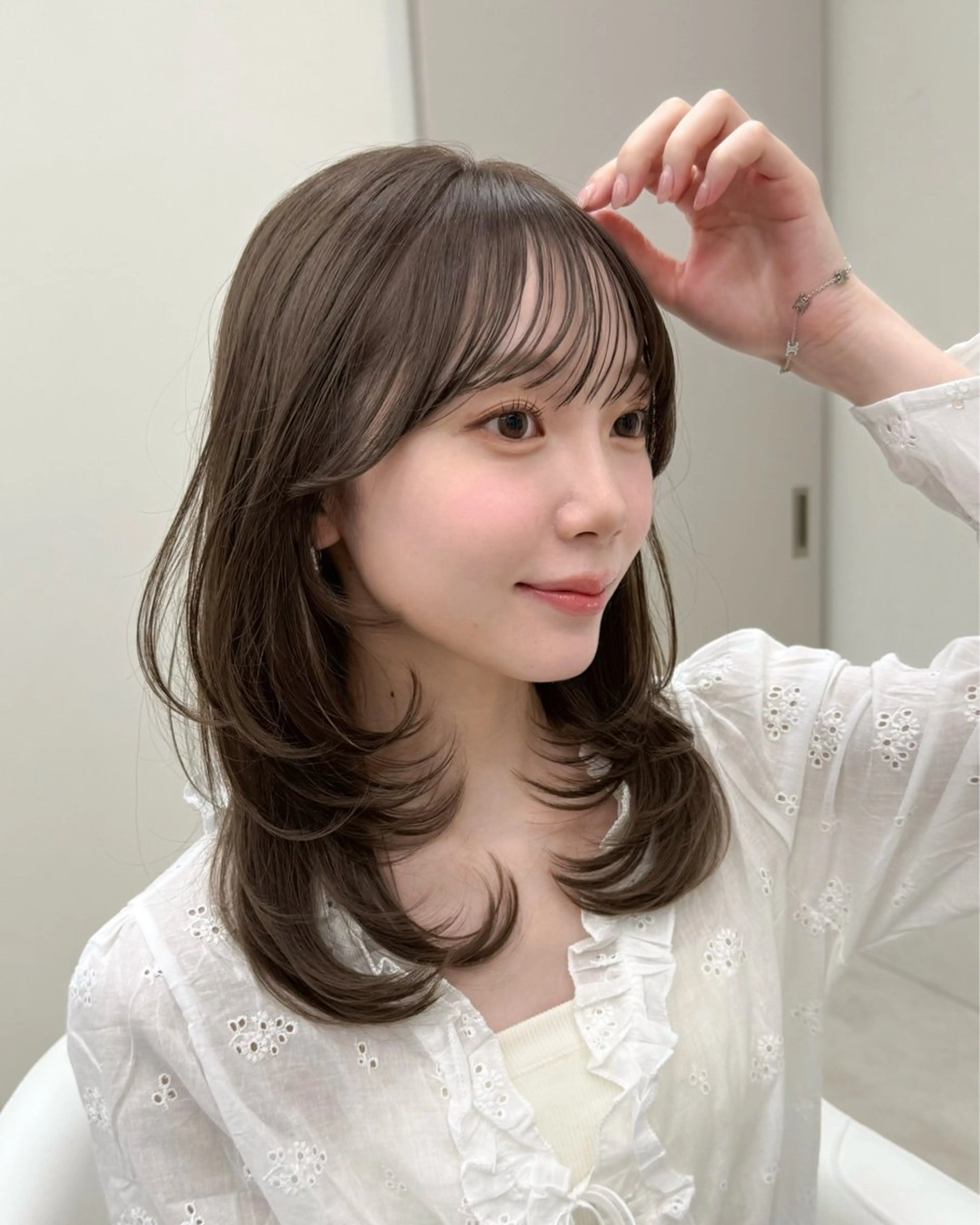 ミディアム sora/レイヤー/ 似合わせカット🎀のヘアスタイル