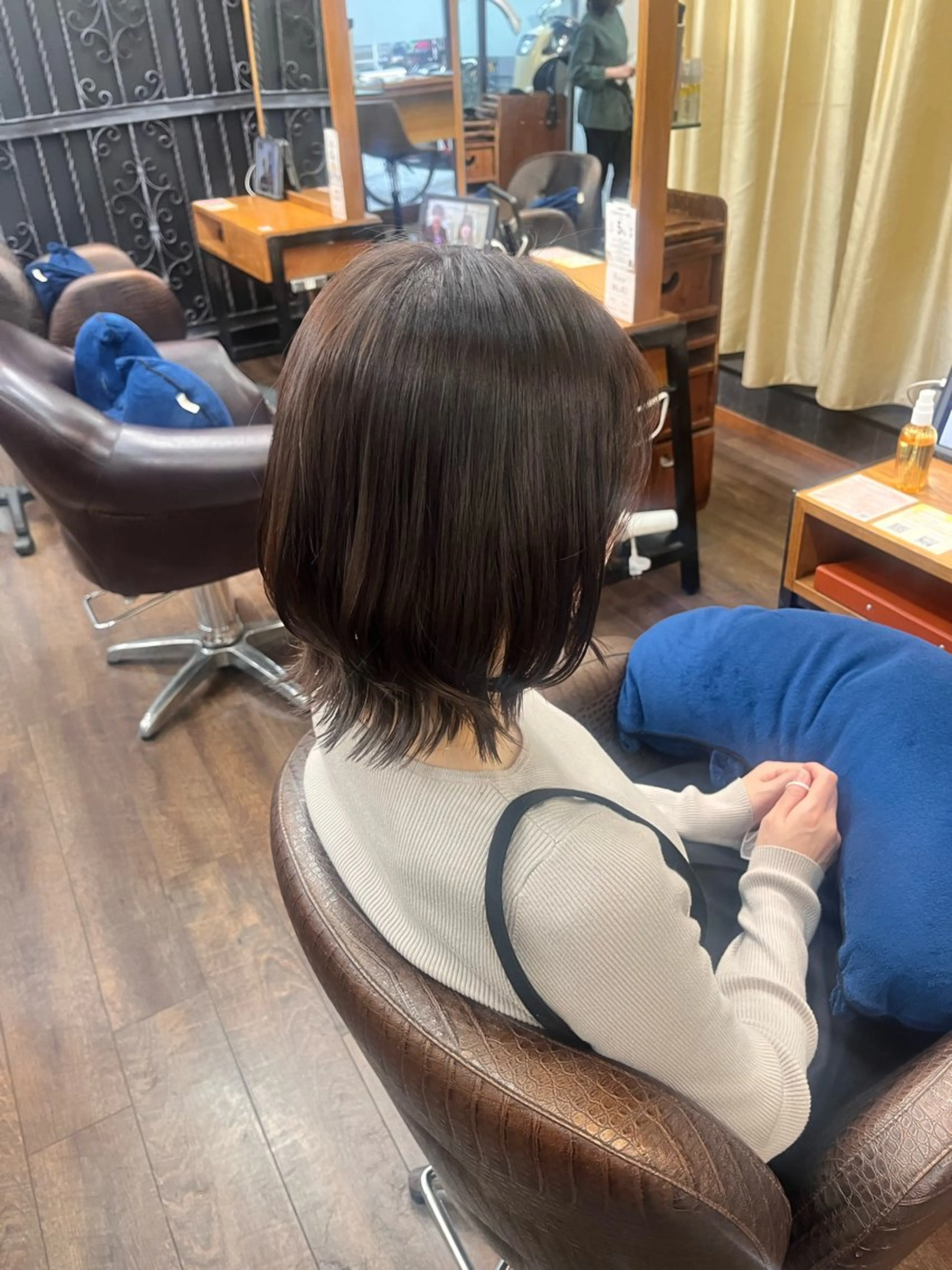 セミロング カラー 💠西山果琳💠 マツパモデル募集のヘアスタイル