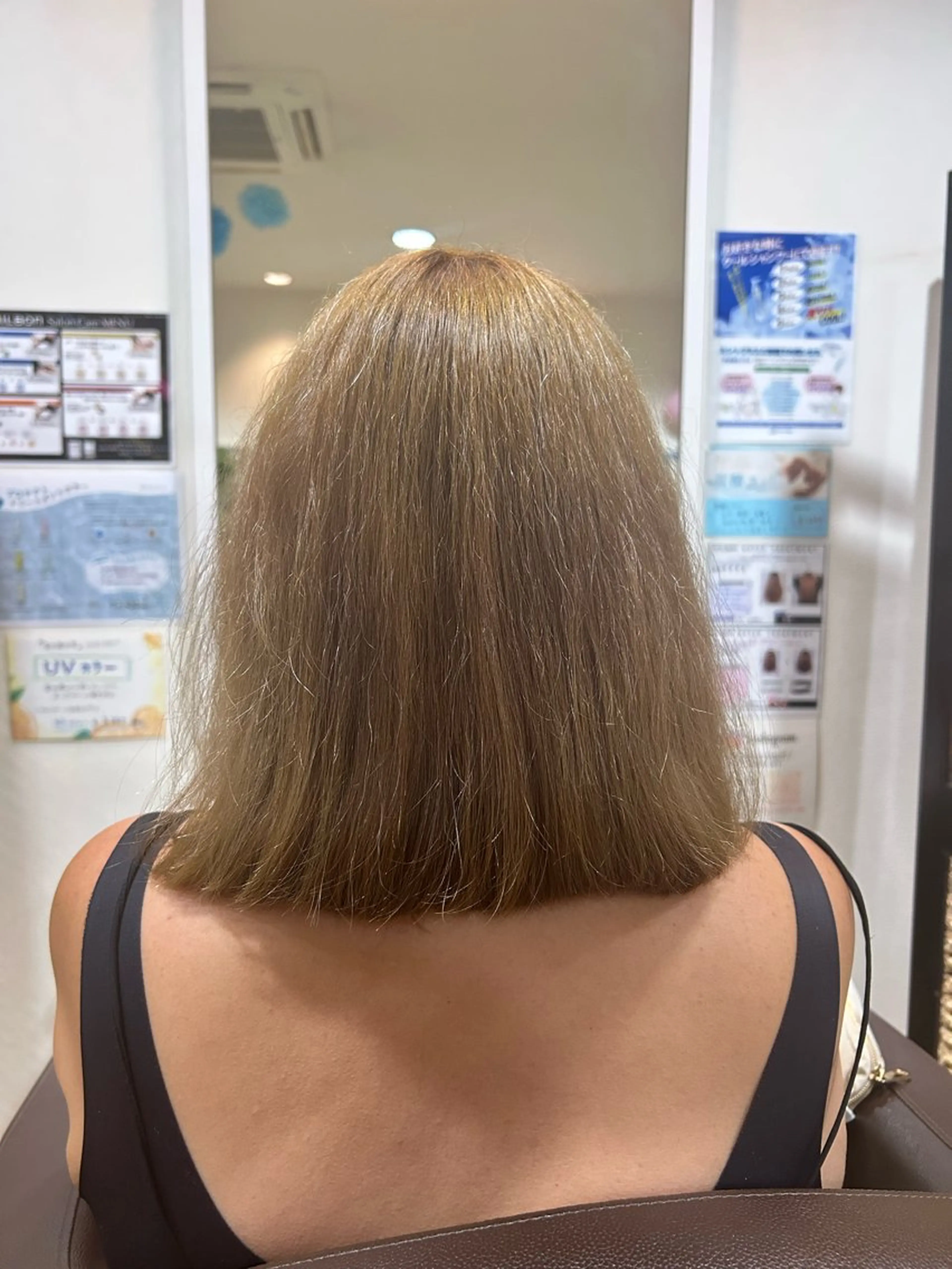 ミディアム カット ヘアカラー トリートメント 💫ツヤ感カラー💫 吉川清保/白髪ぼかしのヘアスタイル