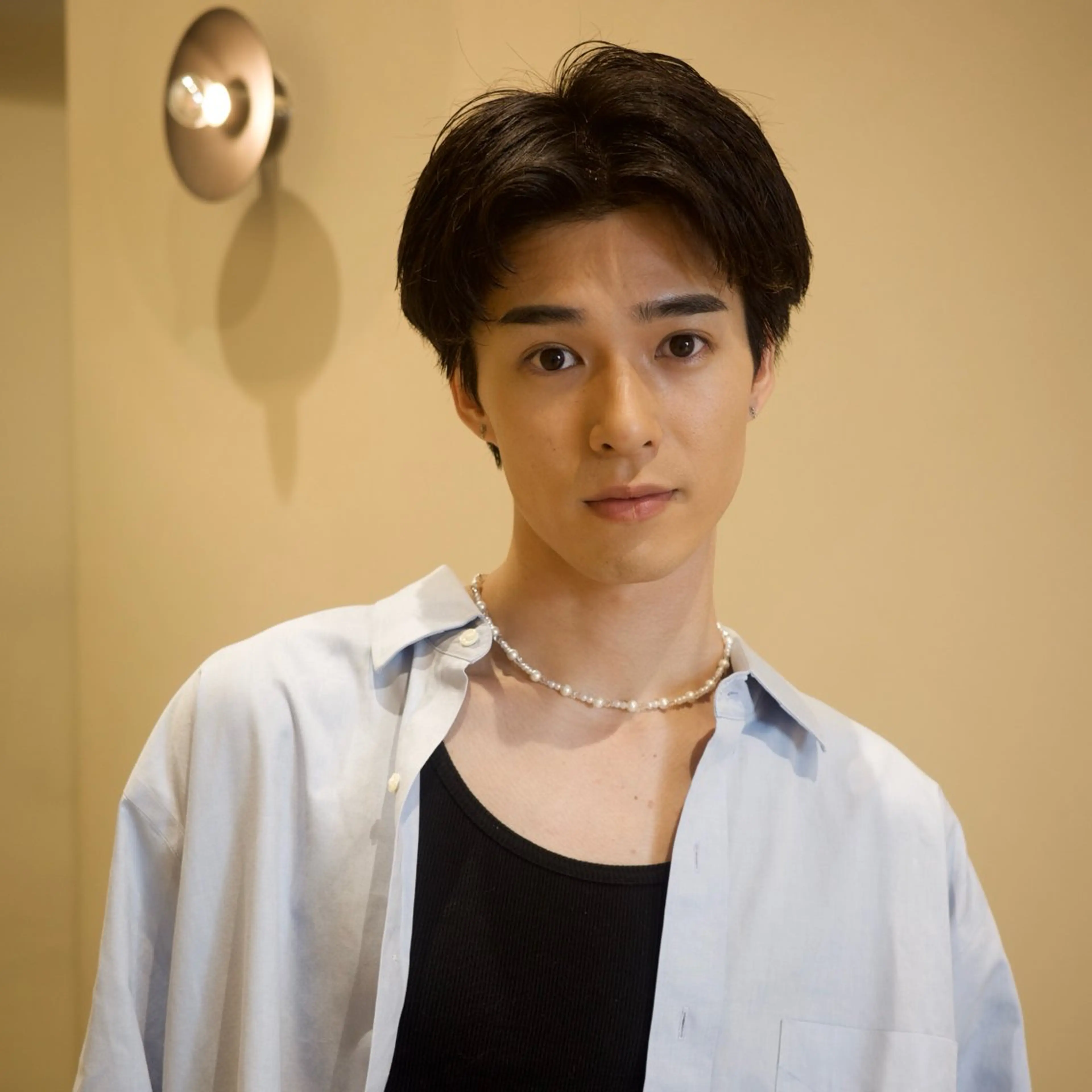 メンズ 韓国ヘア/髪質改善/ レイヤー/ブラウンのヘアスタイル