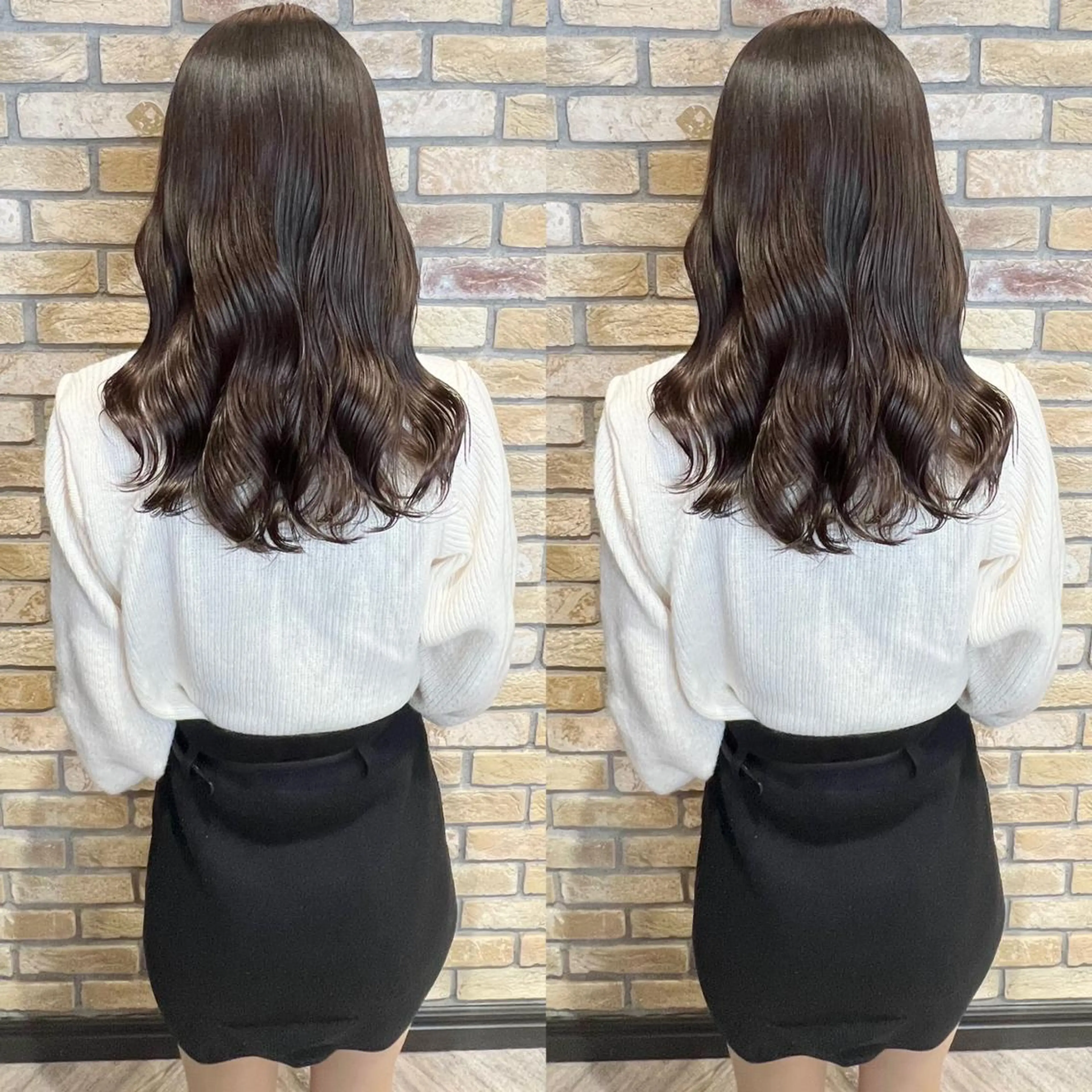 セミロング ヘアカラー トリートメント Monan 渋谷店所属・🎀艶髪の達人 飯田啓奨🎀のヘアスタイル