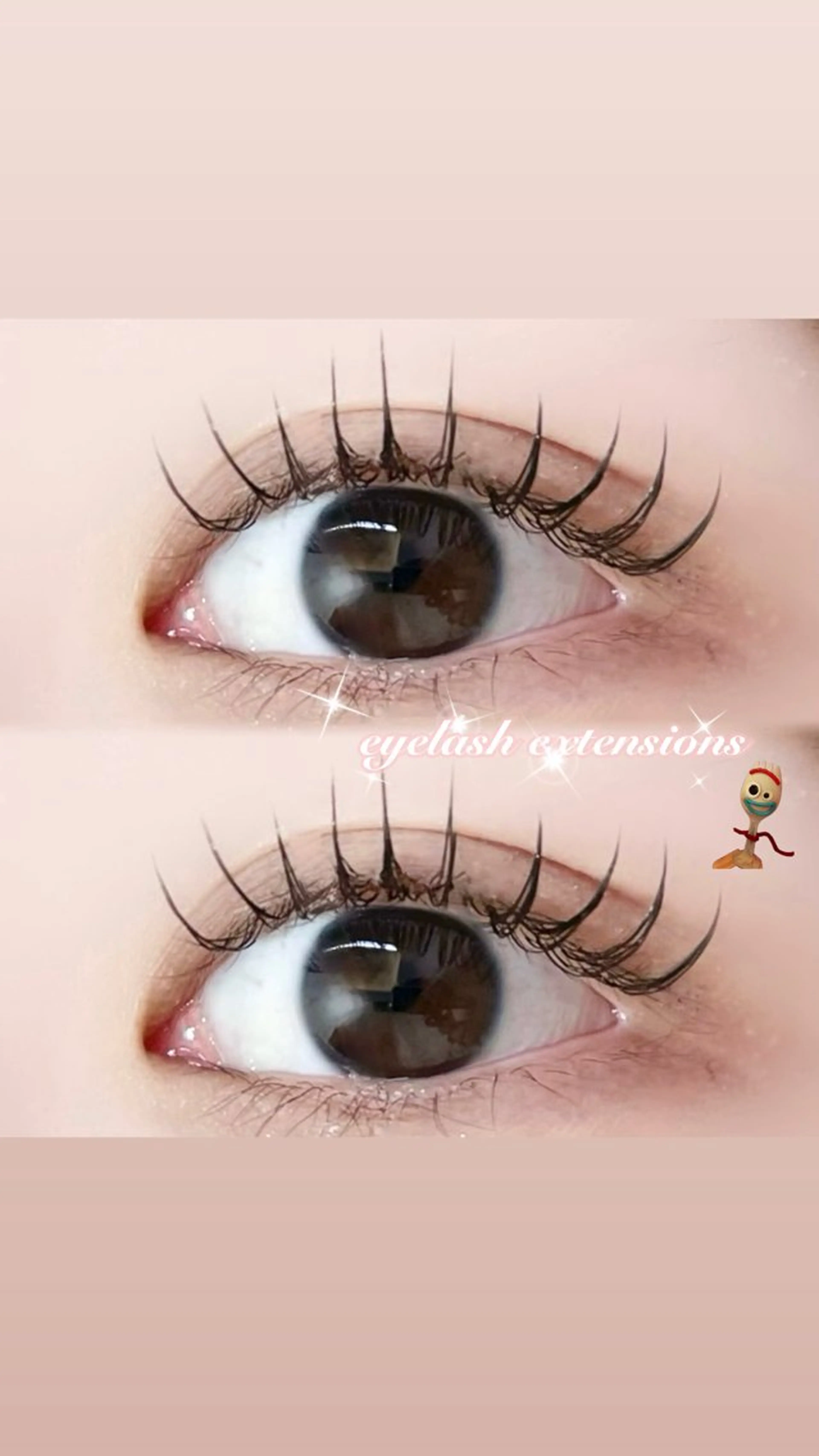 マツエク・マツパ 🎀re-born KOKORO🎀のマツエク・マツパデザイン