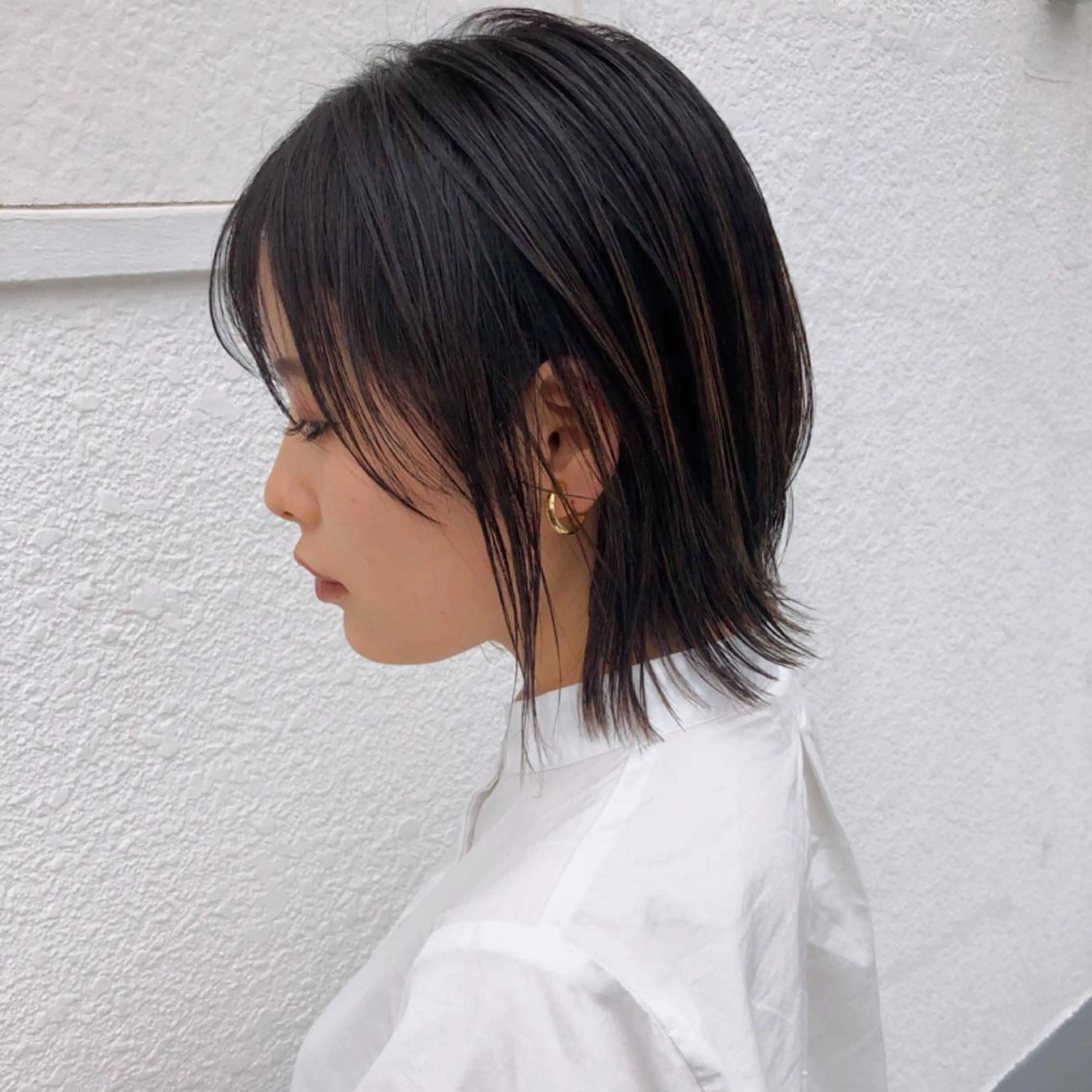 ミディアム ボブ レイヤーカット カット ヘアカラー Beauty Salon  peige所属・peige 斉藤✨大人ヘアー✨のヘアスタイル