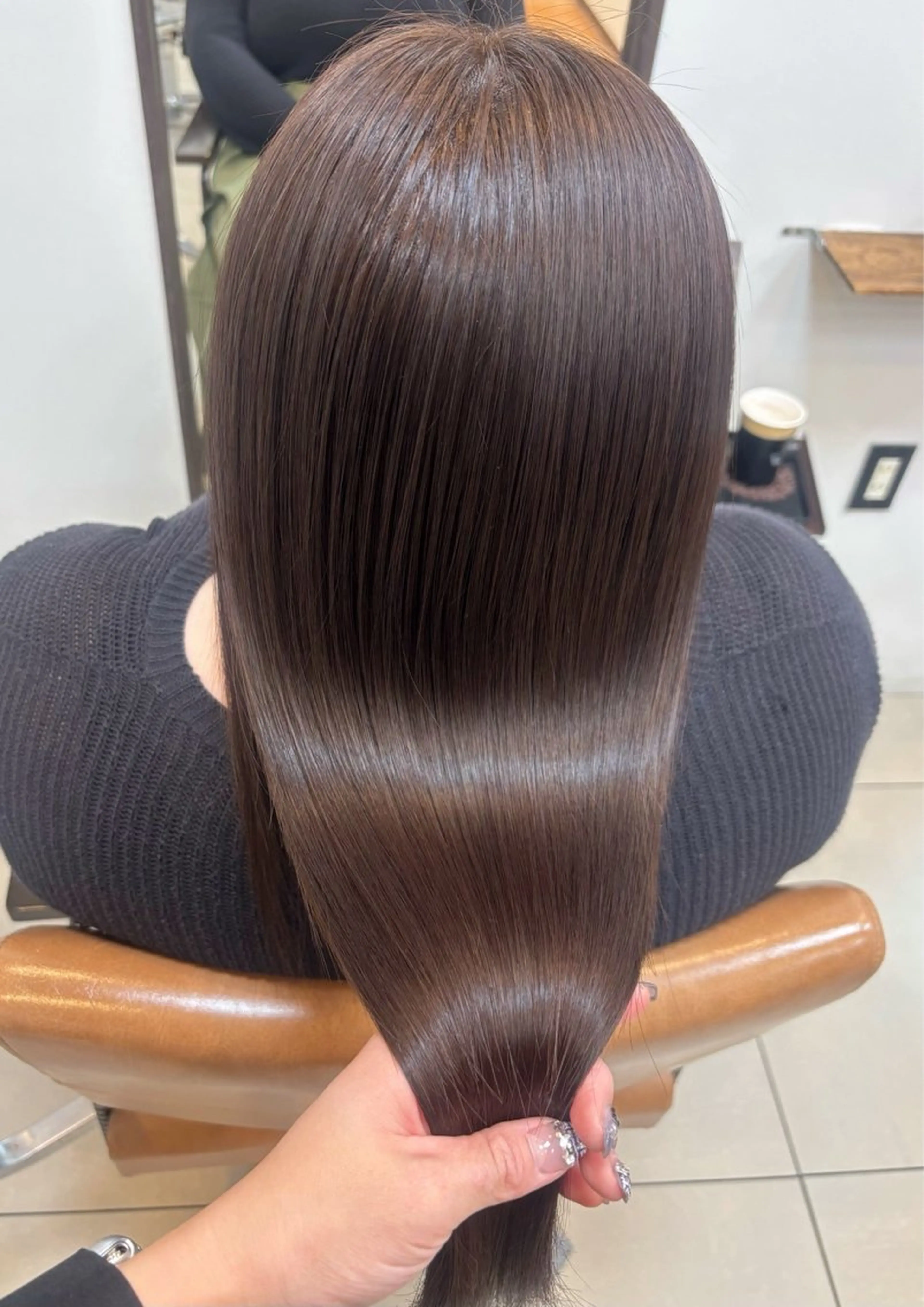 セミロング カラー ブラウンカラー 髪質改善 カット ヘアカラー トリートメント 頭皮×髪質改善 透明感カラー💎中村のヘアスタイル