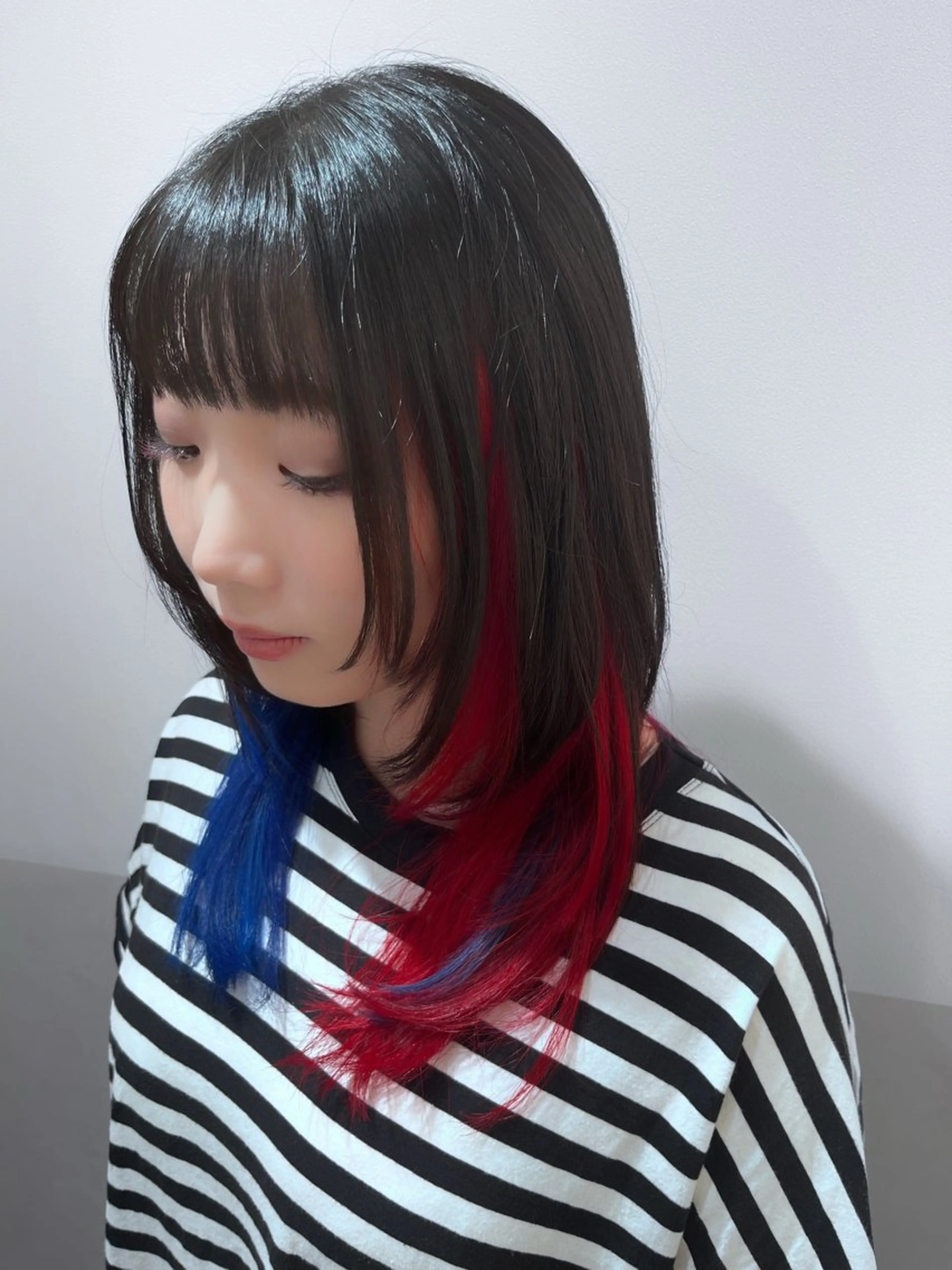 ロング カラー カット ヘアカラー トリートメント SALOWIN名古屋本山店所属・🍀ナガヤマ ヒデアキ🍀のヘアスタイル
