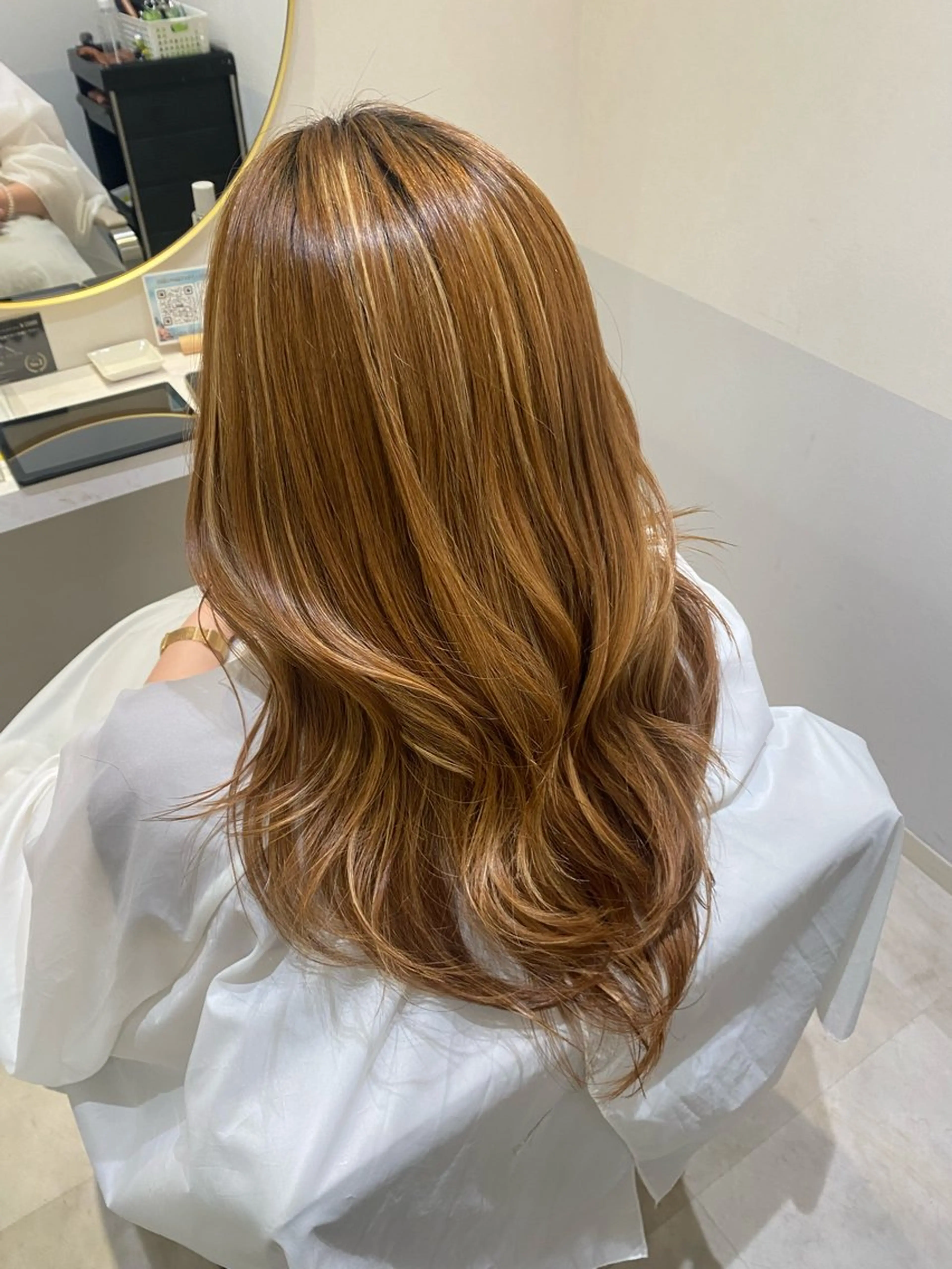 ロング ハッシュカット カット ヘアカラー トリートメント 韓国ヘア・ブリーチ 🩵SHIZUKUのヘアスタイル