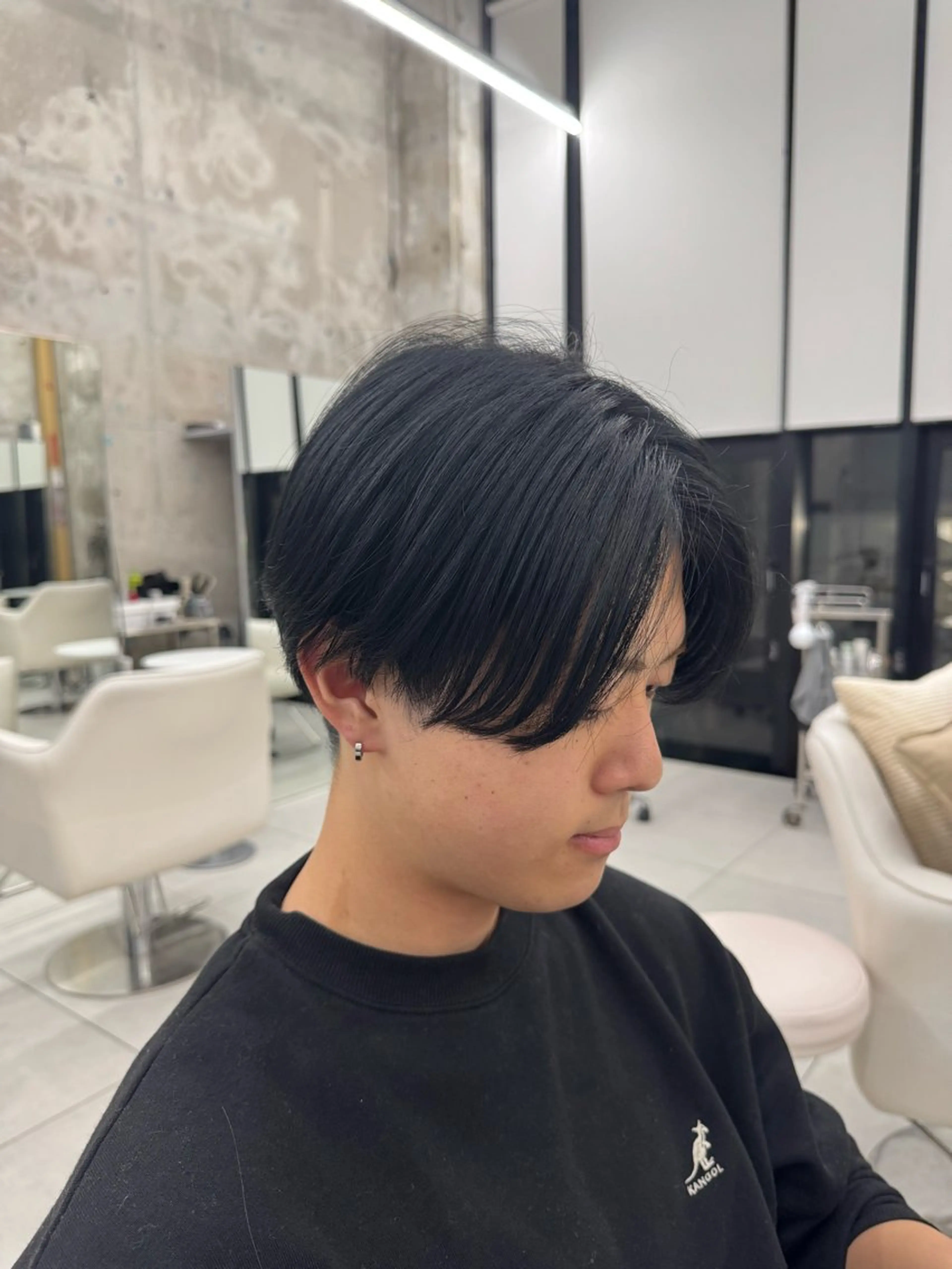 メンズ 酸性ストレート 縮毛矯正 関川 奈摘のヘアスタイル