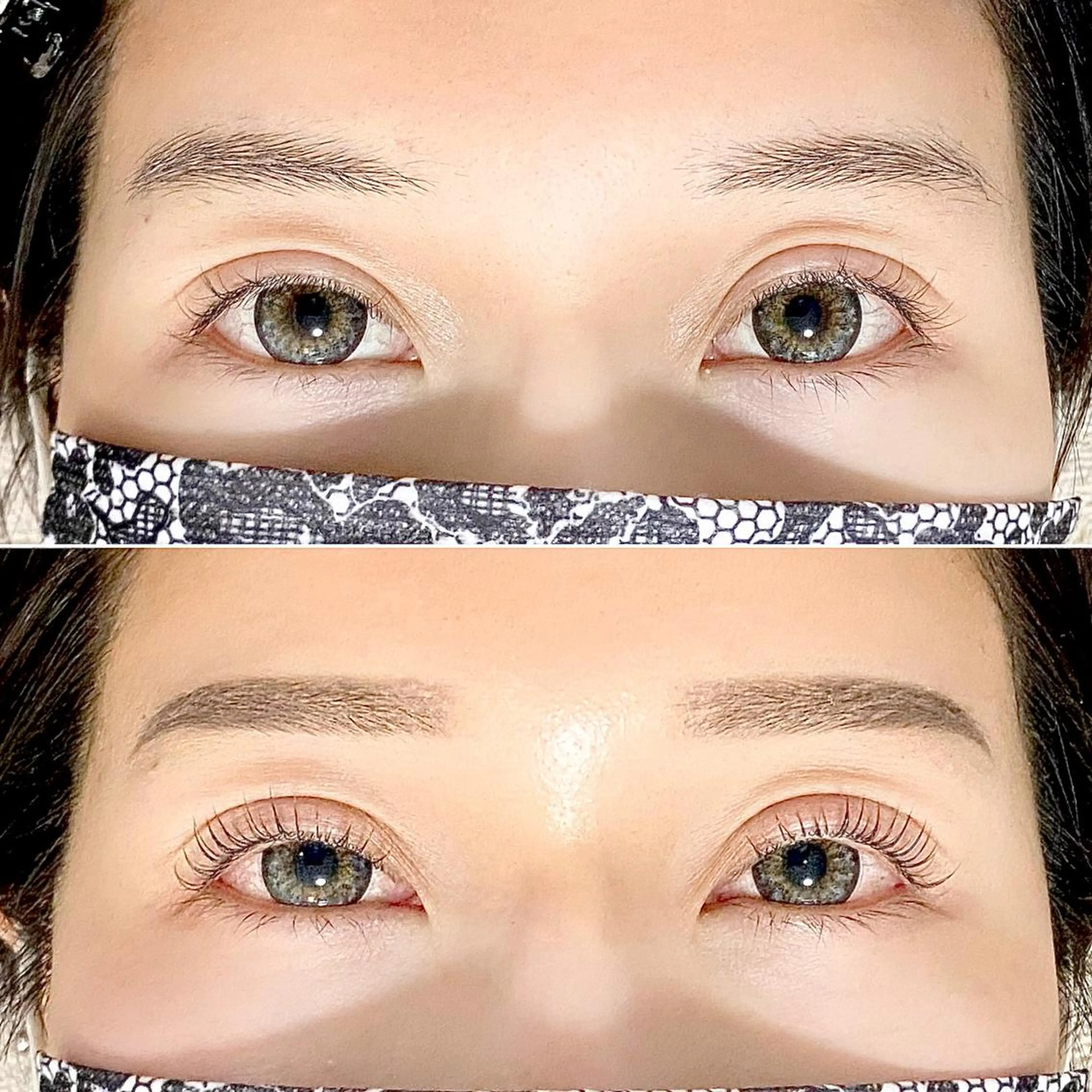 マツエク・マツパ 一重×まつ毛パーマ 桑原 遥香の眉毛・アイブロウイメージ