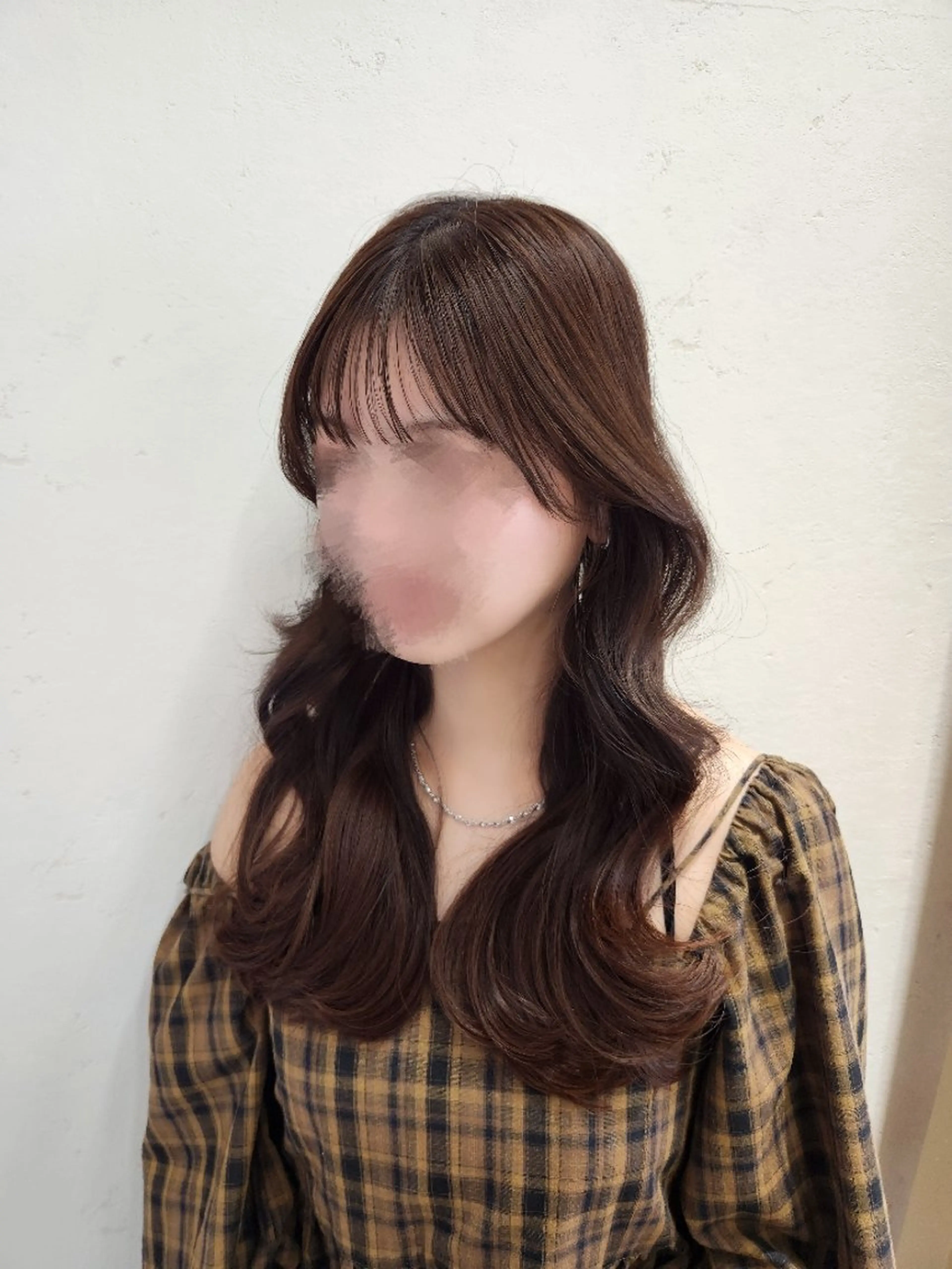 ロング レイヤーカット 【縮毛矯正/髪質改善 カラー】yumiのヘアスタイル