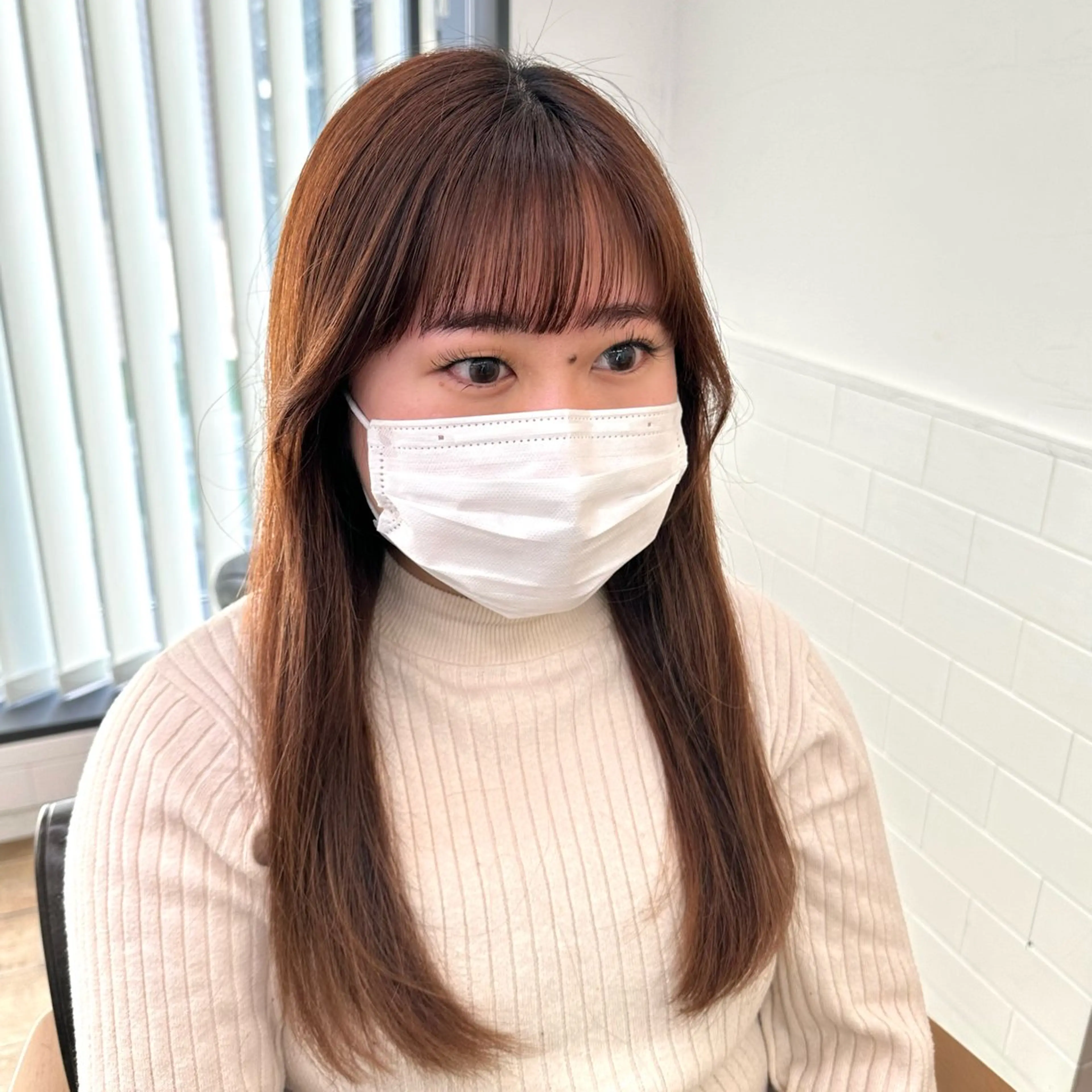 美髪縮毛矯正🫧 艶カラー/スズカのヘアスタイル