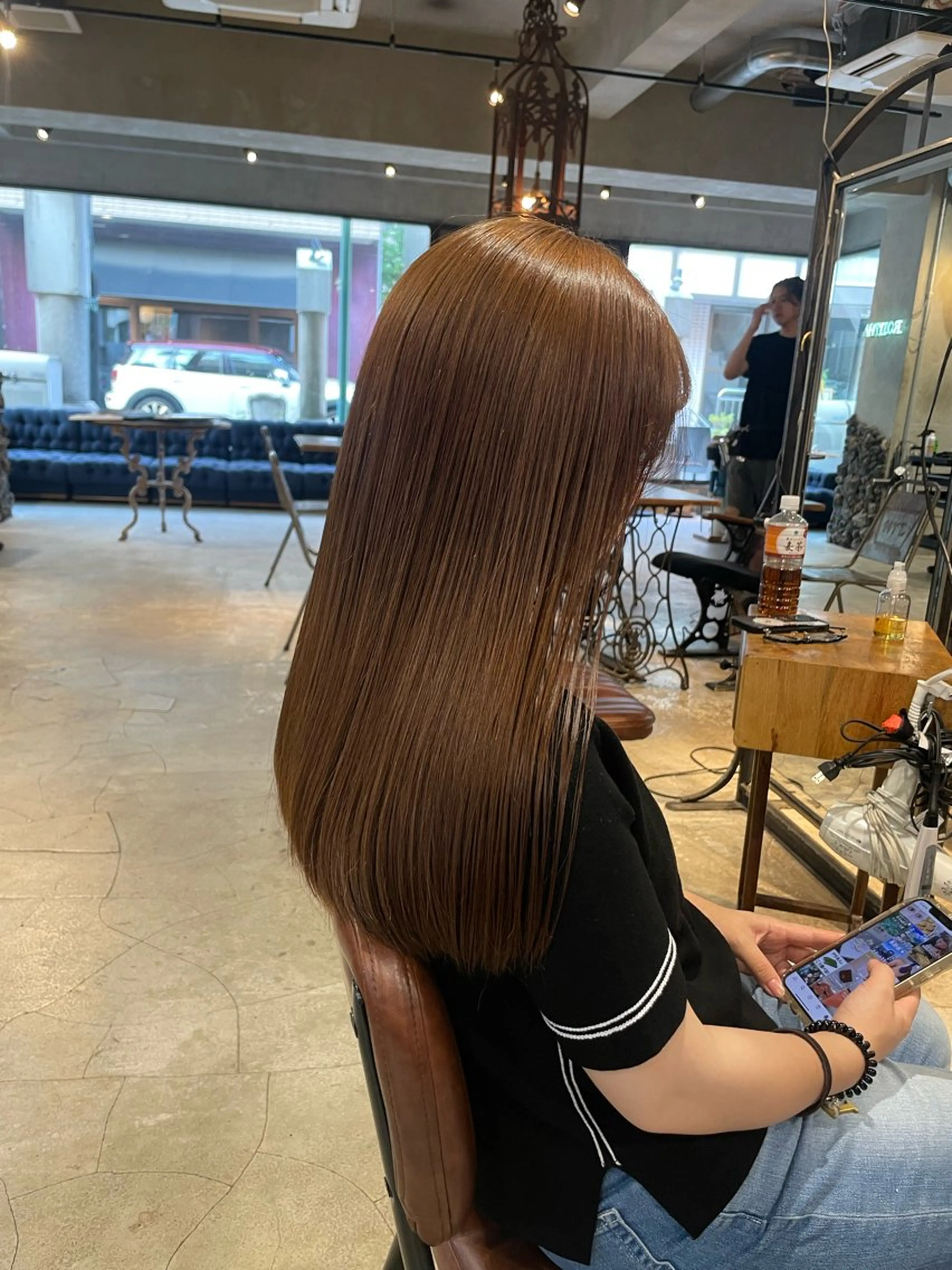 セミロング カラー ヘアアレンジ ヘアカラー トリートメント ヘアセット 🌿艶髪・透明感🌿 TATSUKIのヘアスタイル