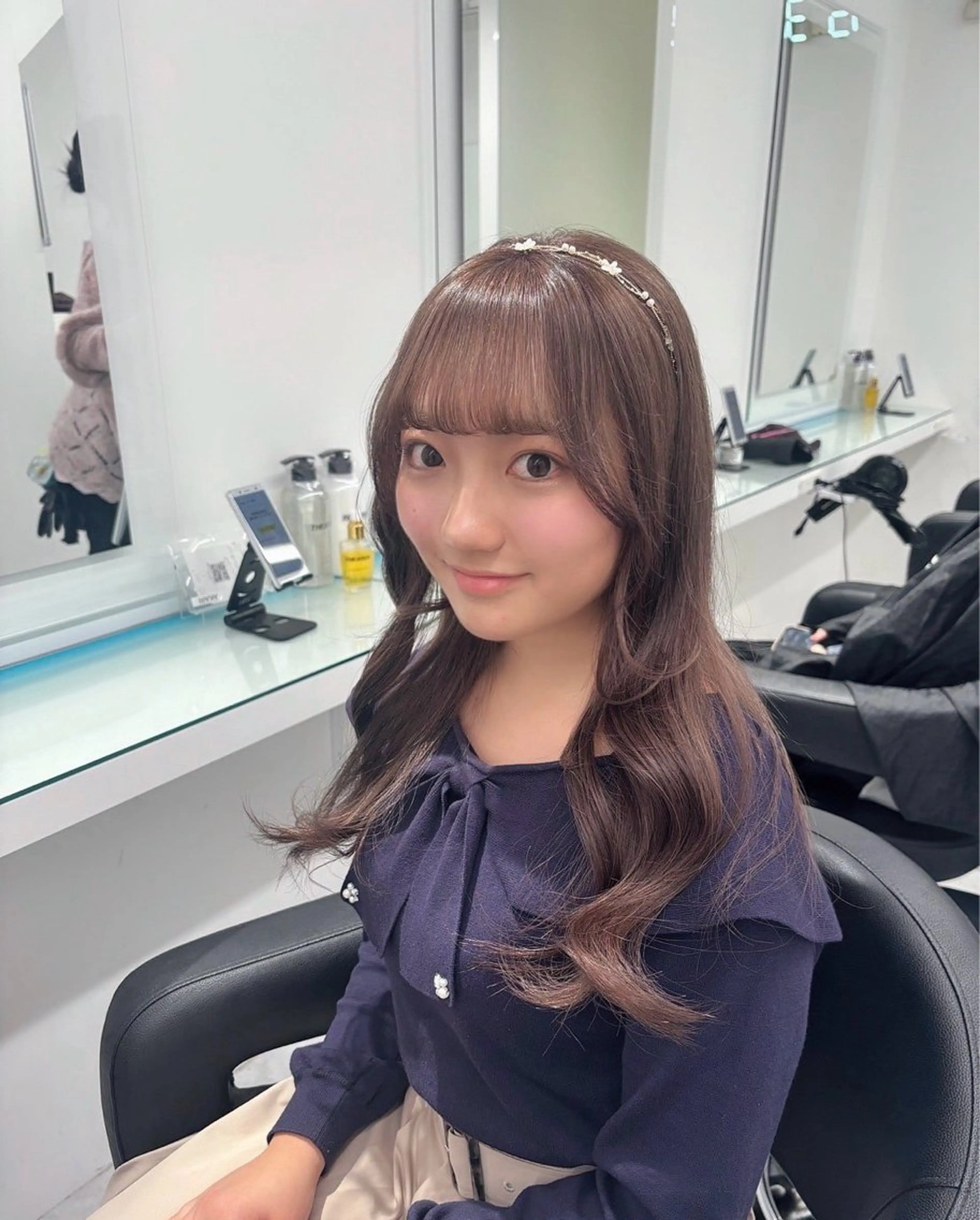 ロング カラー 💖ミルクティー💖 あかり💖のヘアスタイル