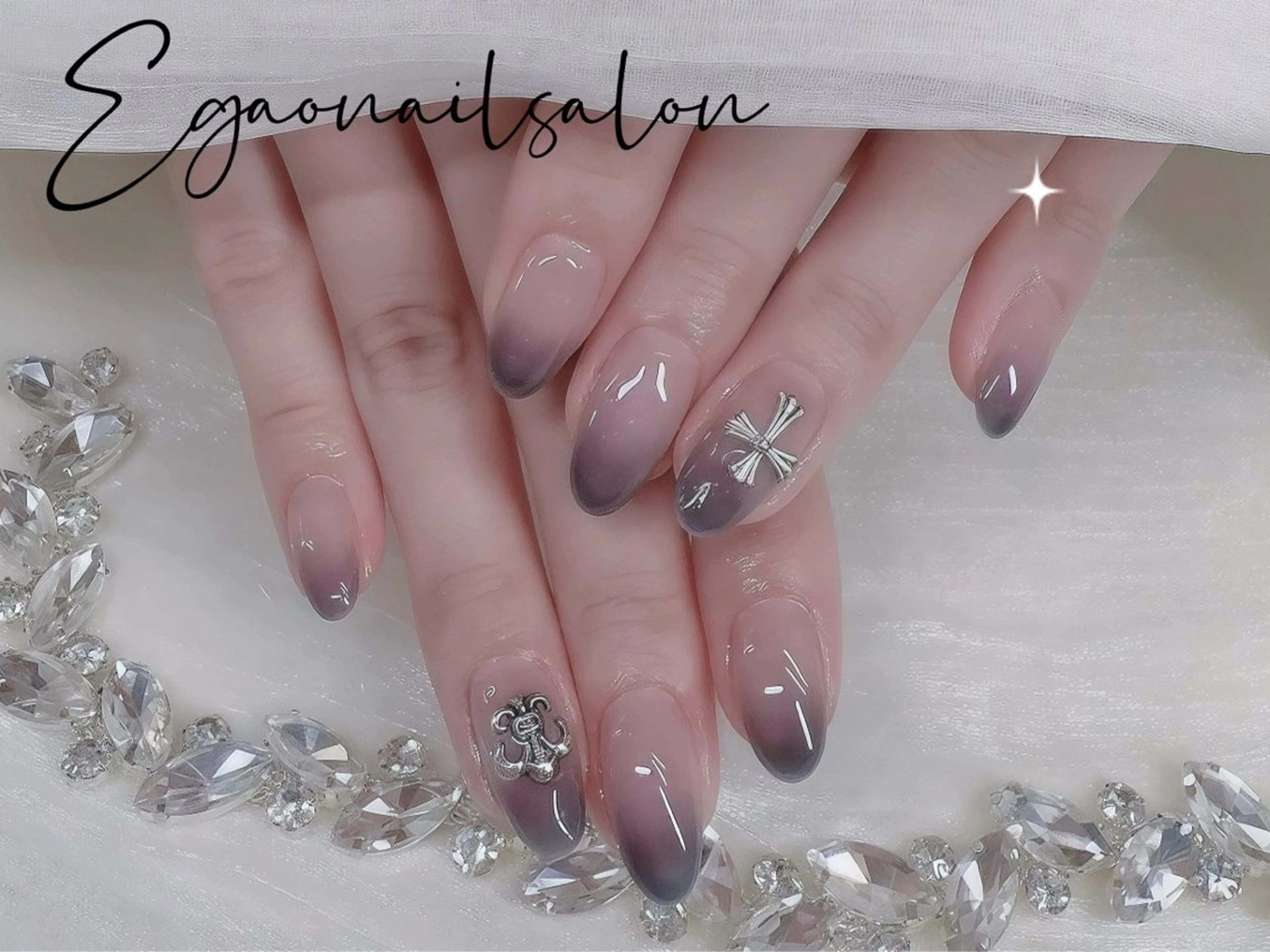 ネイル アートネイル フットネイル フレンチネイル ジェルネイル グラデーション ハンドネイル Egao Nail Salonのネイルデザイン