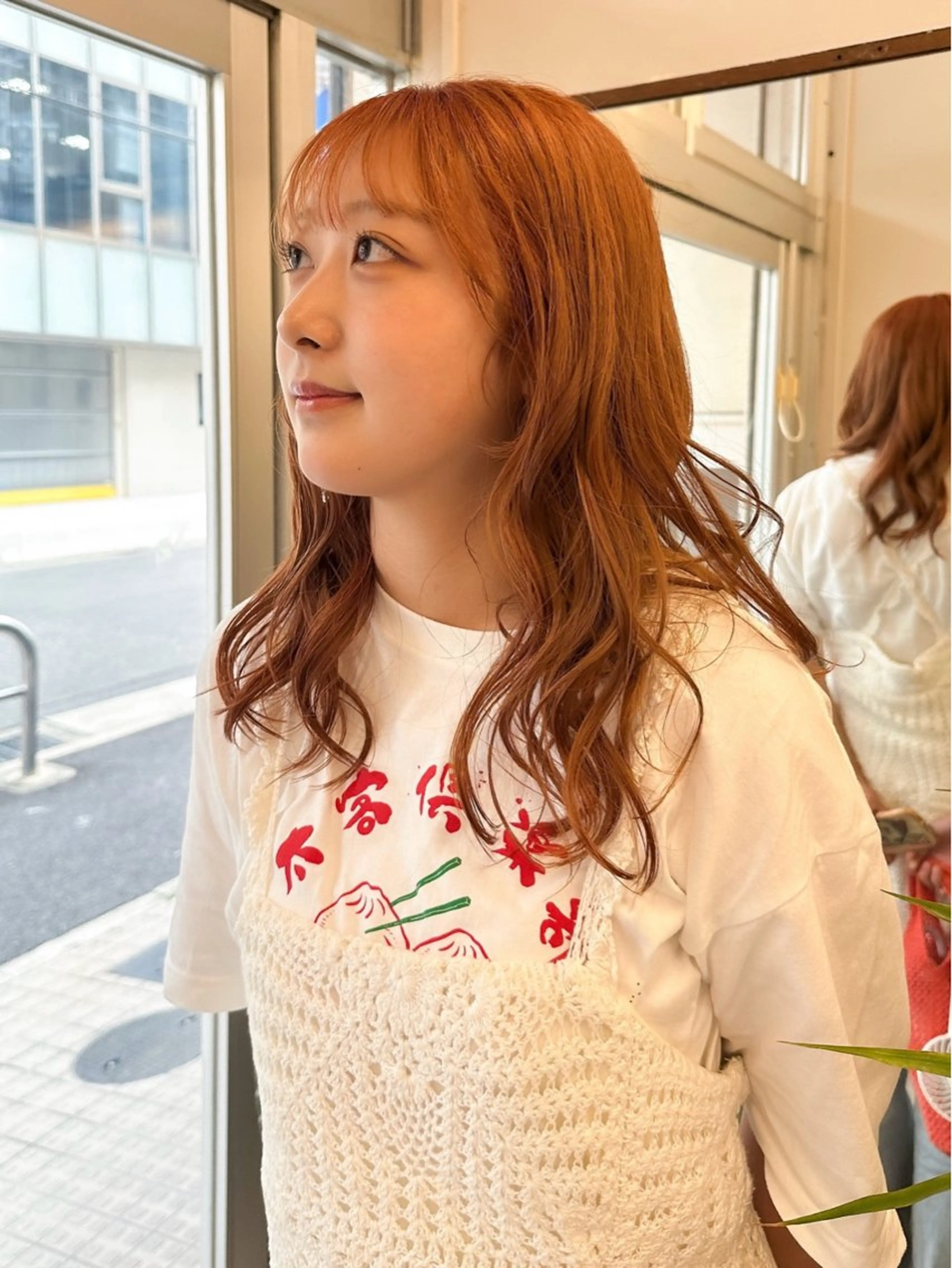 セミロング カラー ヘアカラー トリートメント 🐏nao暖色カラー 《上前津/大須》🐏のヘアスタイル