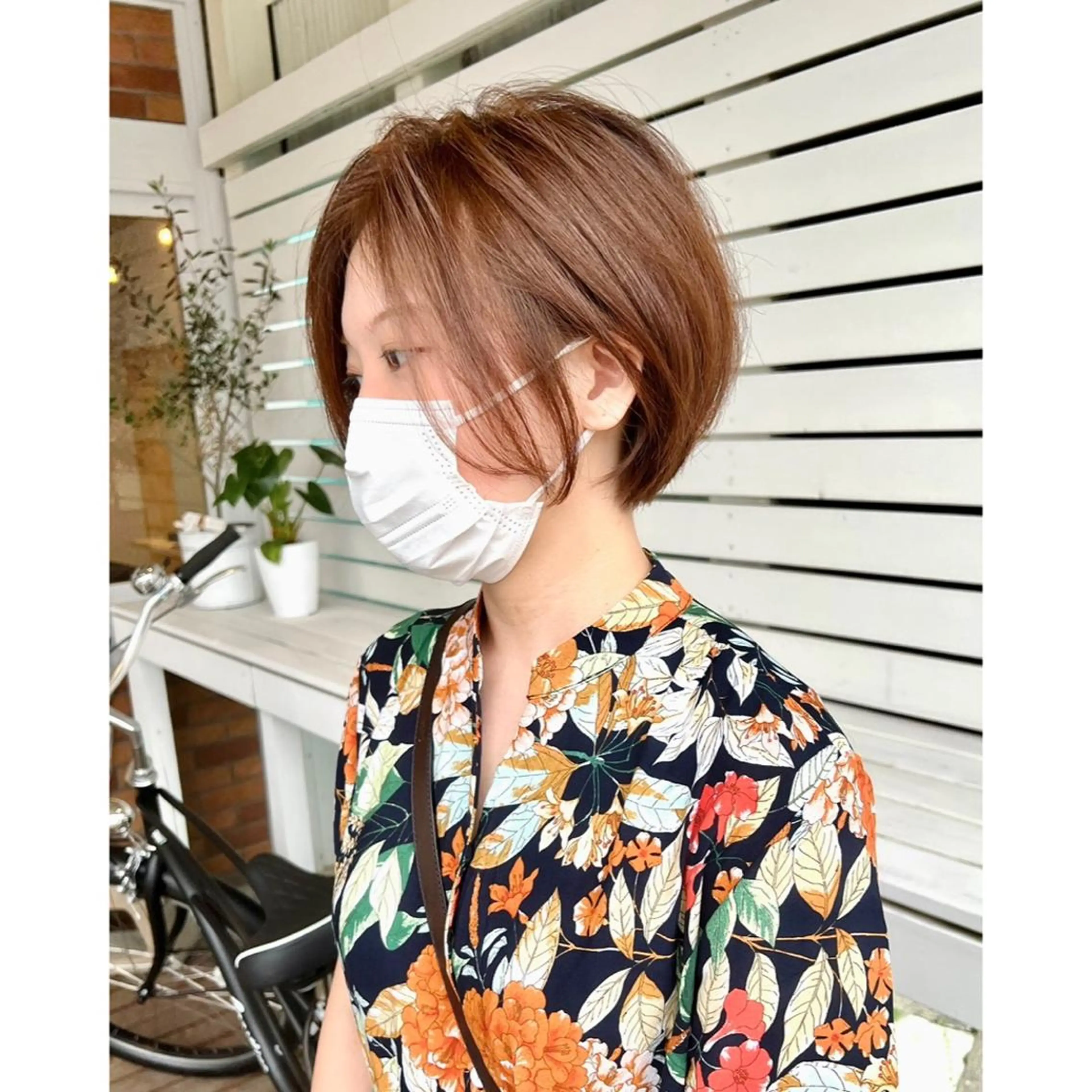 ショート re.share所属・茅ヶ崎/ショートボブ /ハイトーン/片野のヘアスタイル