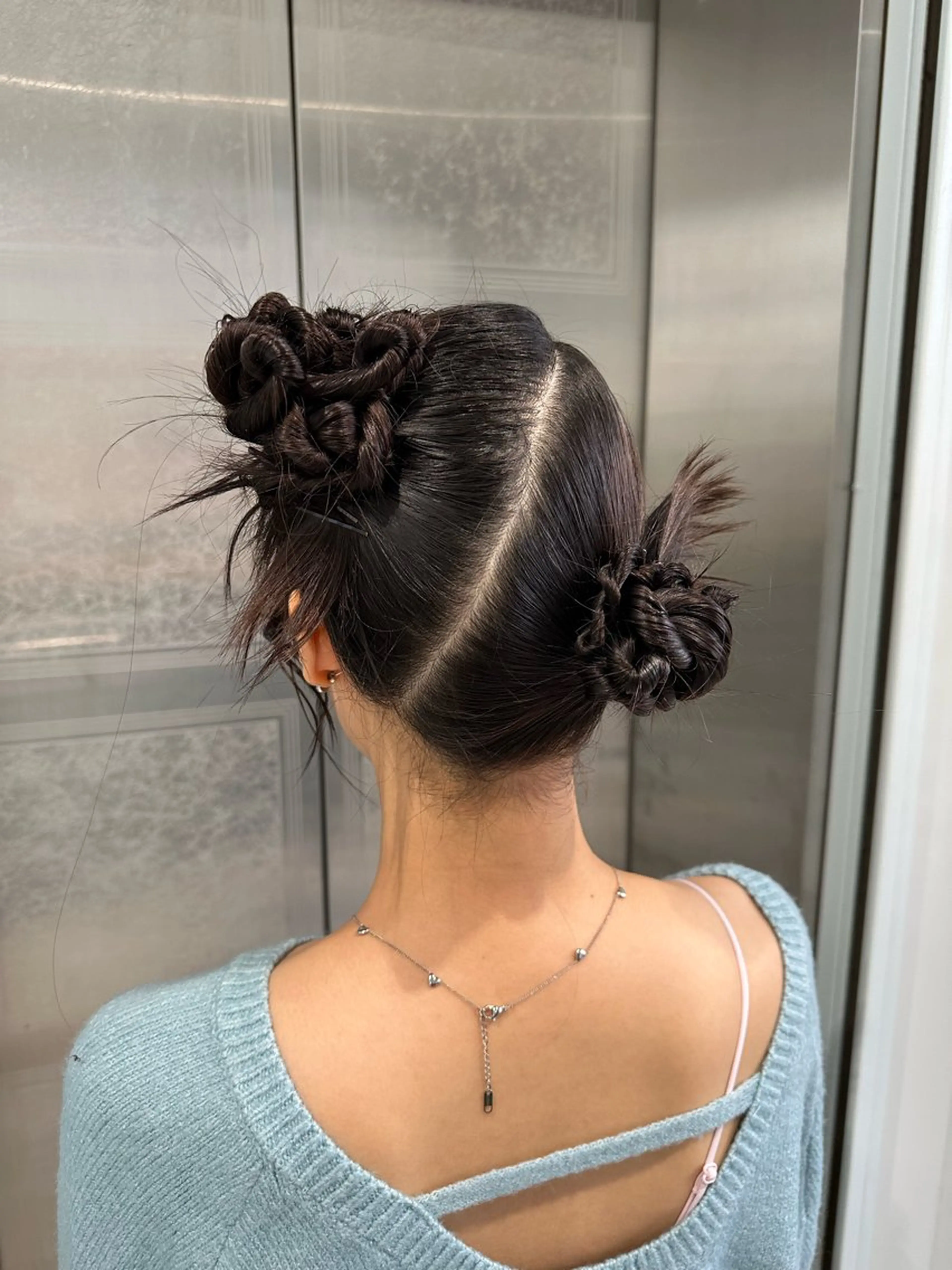 ロング ヘアアレンジ ヘアセット なりた るいのヘアスタイル