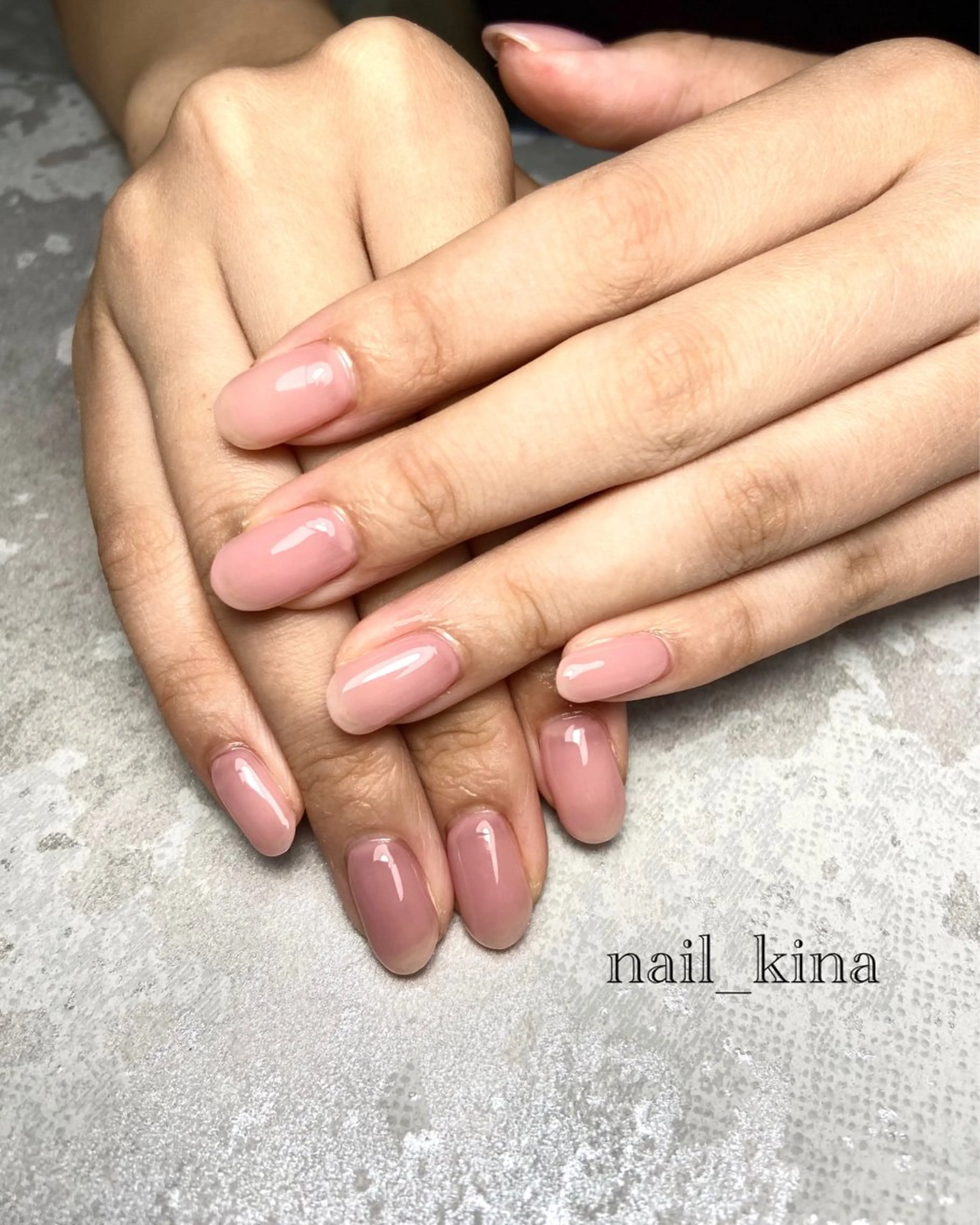 ネイル ワンカラーネイル ハンドネイル nail_ kinaのネイルデザイン