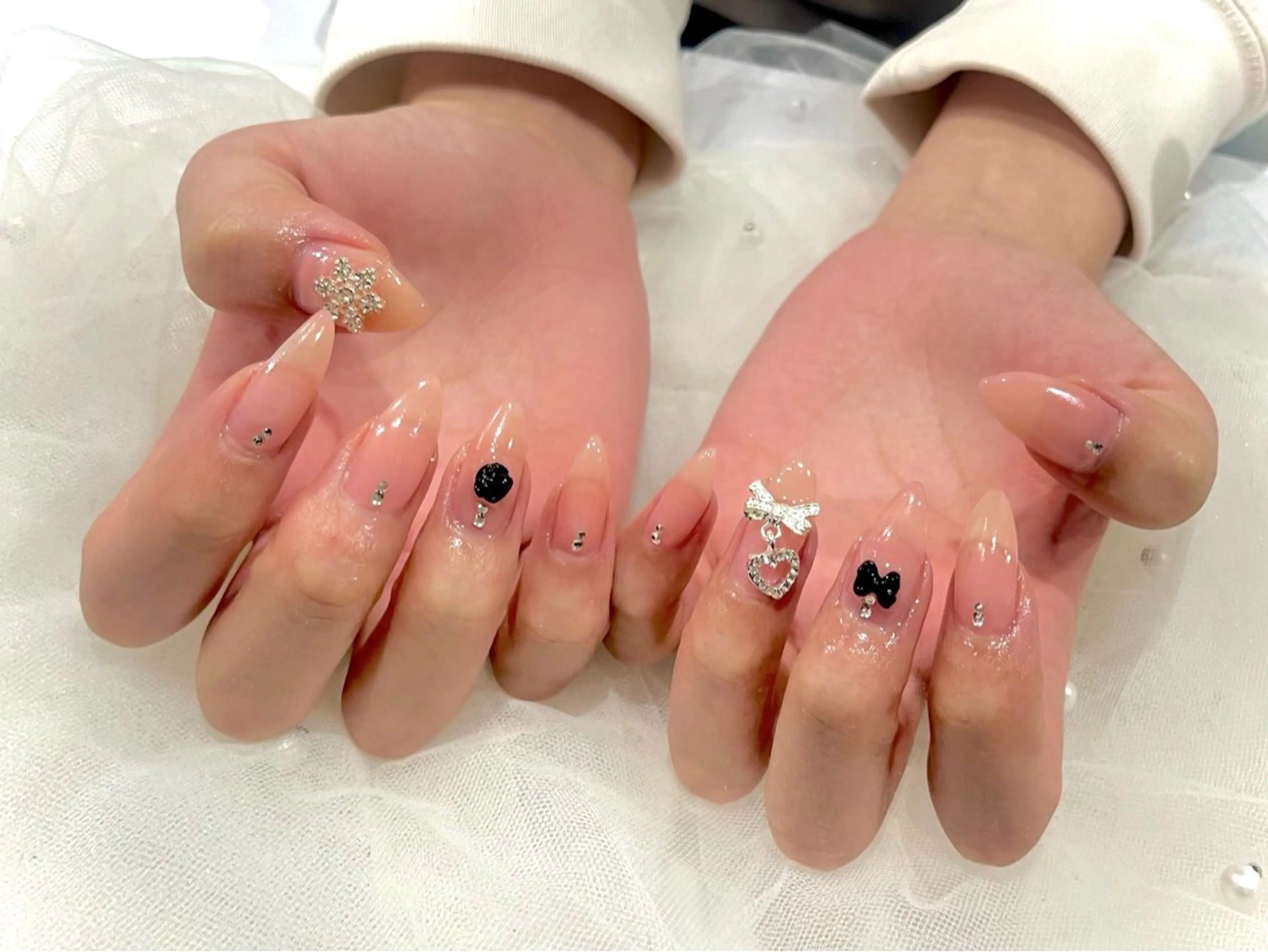 ネイル ピンク ハンドネイル Nail salon Cielel⟡Ayaのネイルデザイン