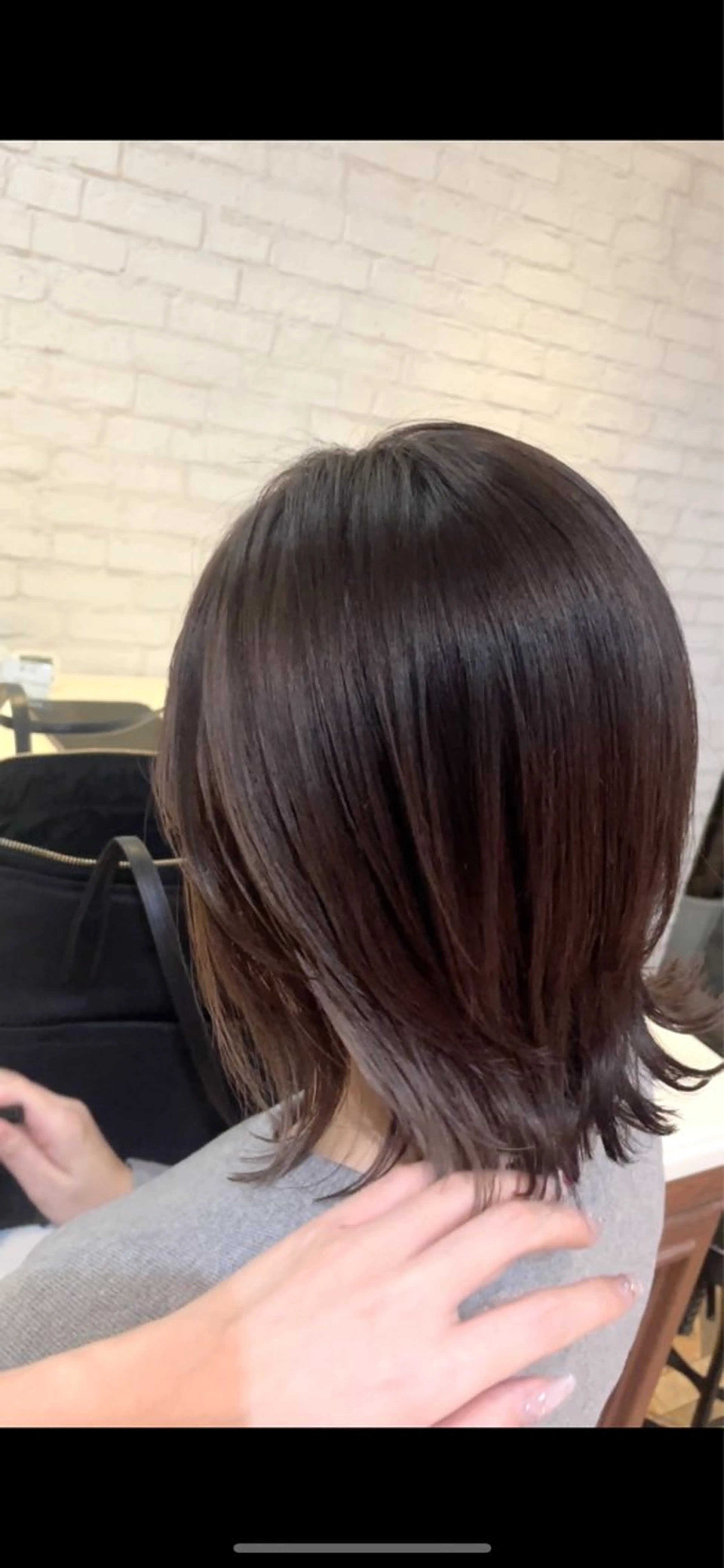 カラー インナーカラー ボブ カット ヘアカラー トリートメント BEBE所属・ブリーチなし 透明感カラーKANAのヘアスタイル