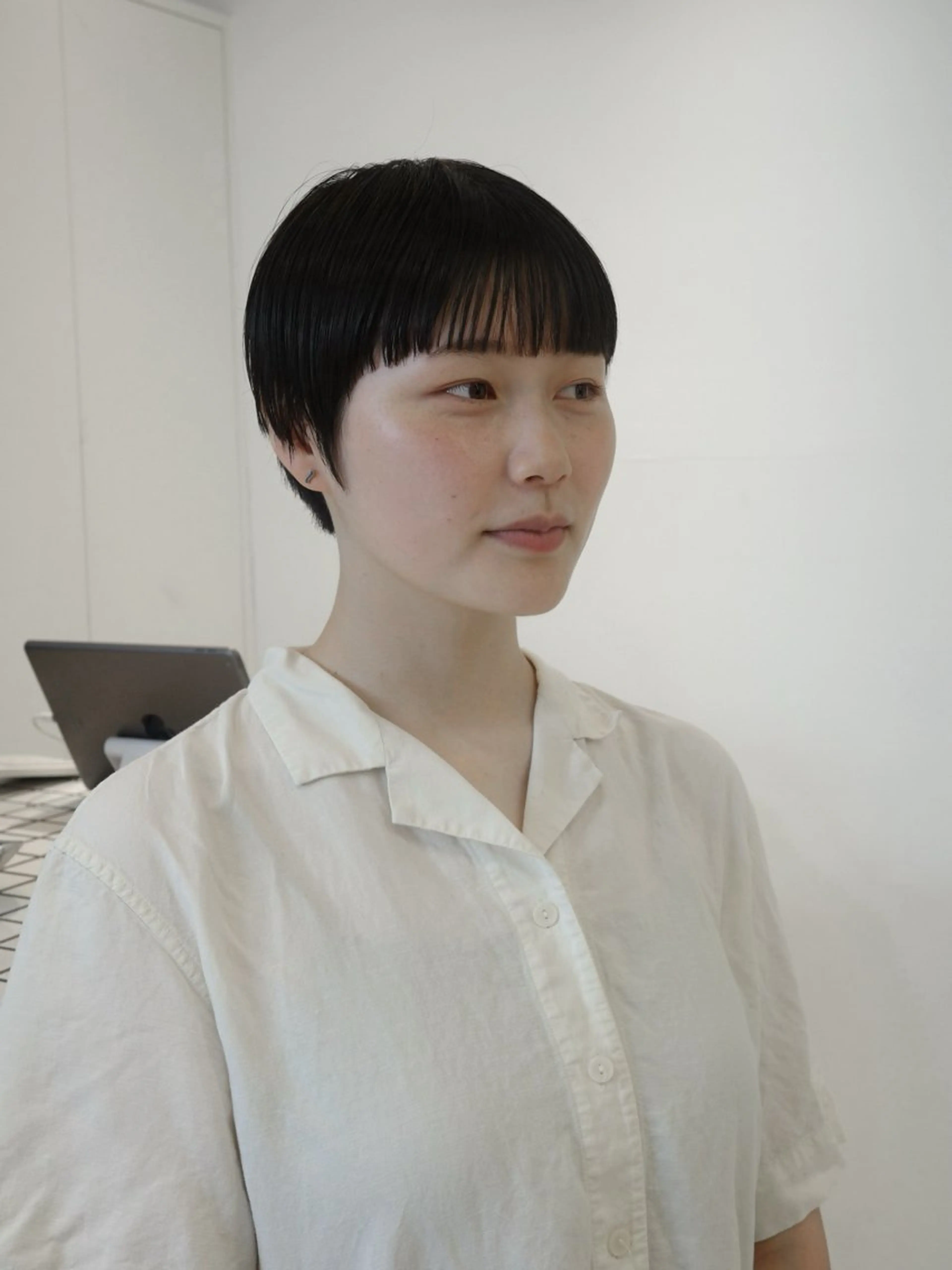 ショート カット 🌱ぱつっと/ボブ 🌱のヘアスタイル