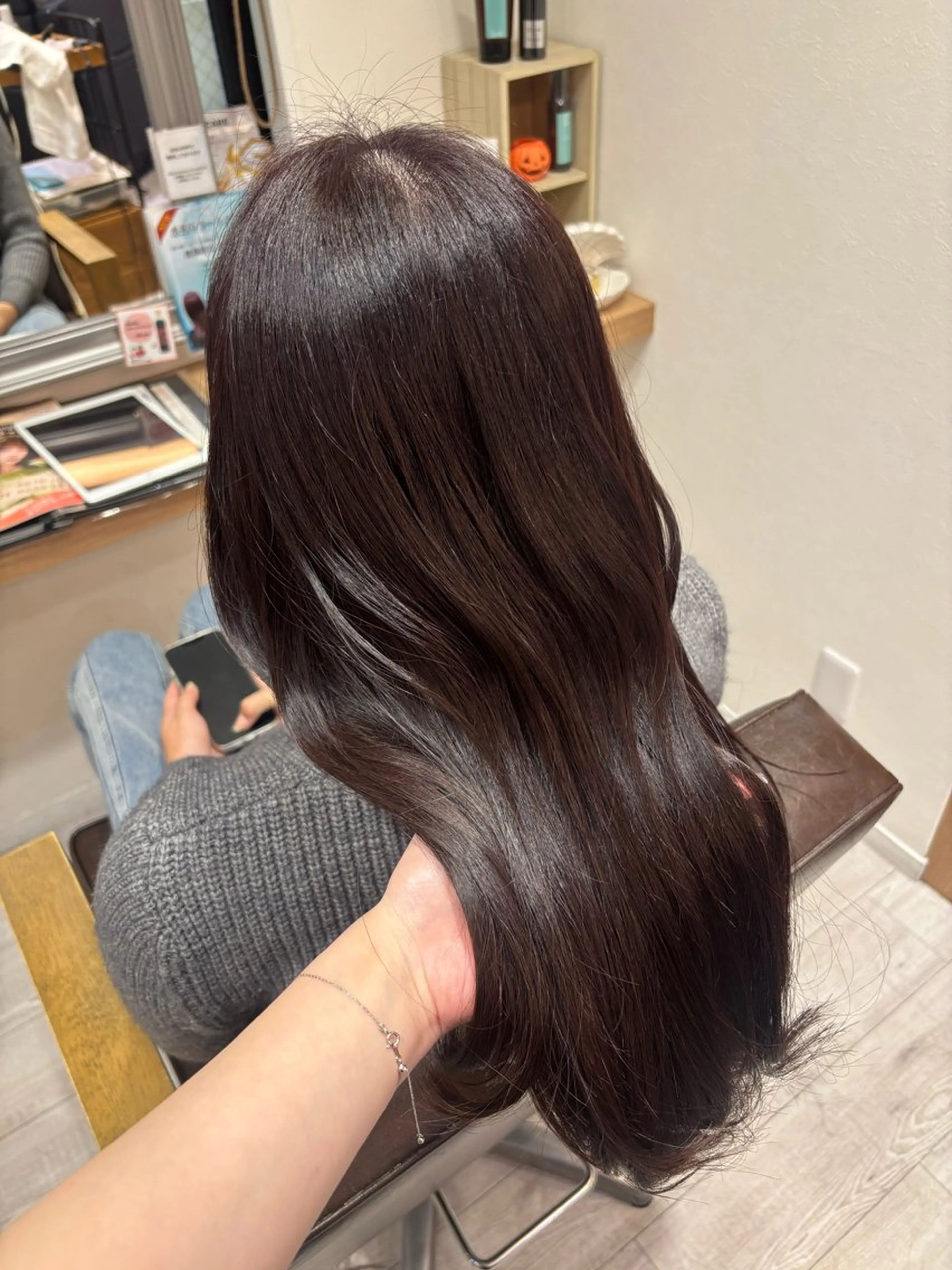 ロング カラー ヘアカラー トリートメント natural🍃/ 透明感🫧/みなほのマツエク・マツパデザイン