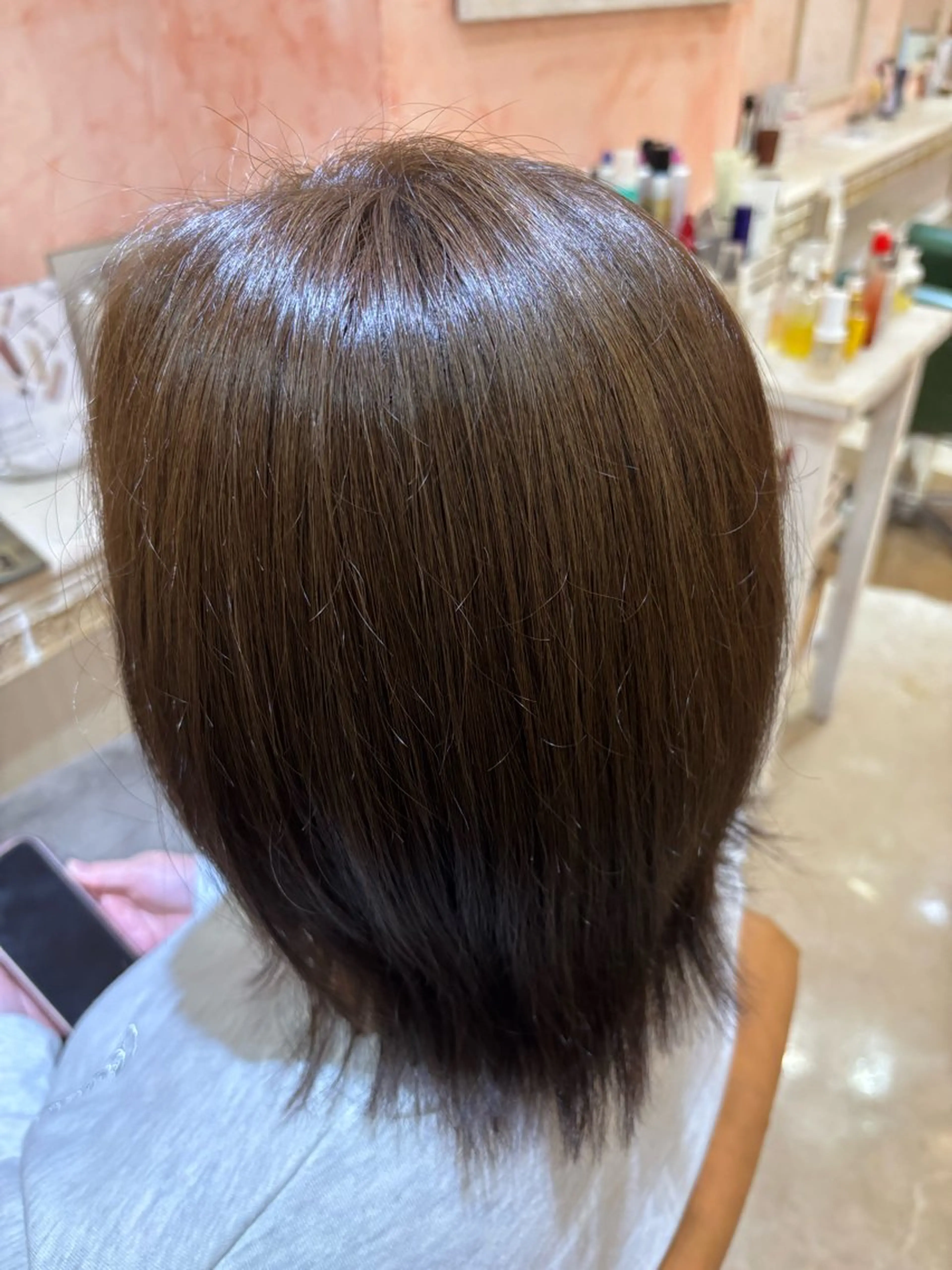 カラー 森山 実結のヘアスタイル