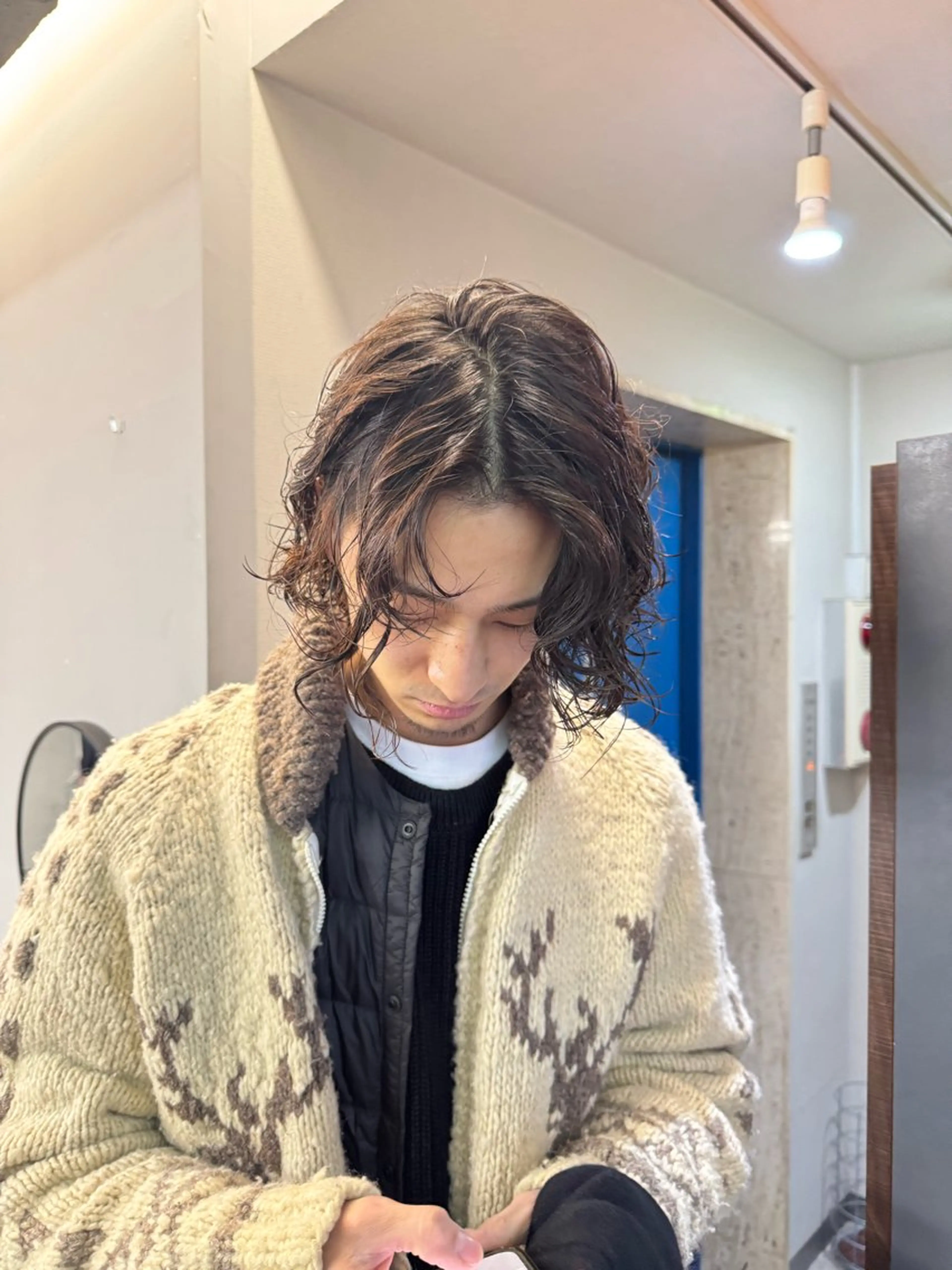 ショート カラー パーマ メンズ メンズパーマ ボブ カット ヘアカラー パーマ 縮毛矯正 トリートメント ヘッドスパ 💈メンズカット/メ ンズパーマ/Yutoのヘアスタイル