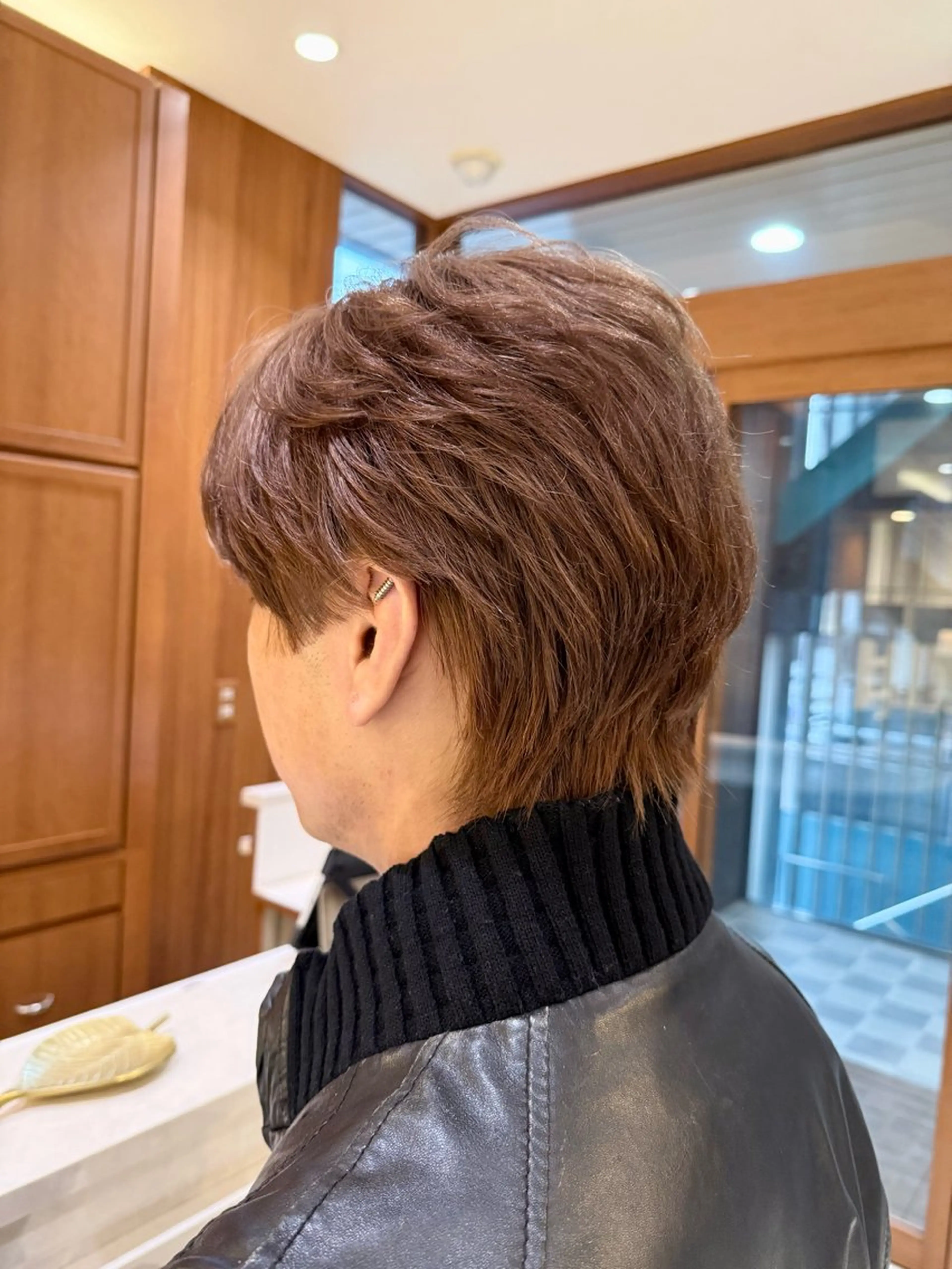 ショート カラー メンズ メンズブリーチ ベージュカラー ブリーチ shiho/名駅 💎ケアブリーチ◎のヘアスタイル