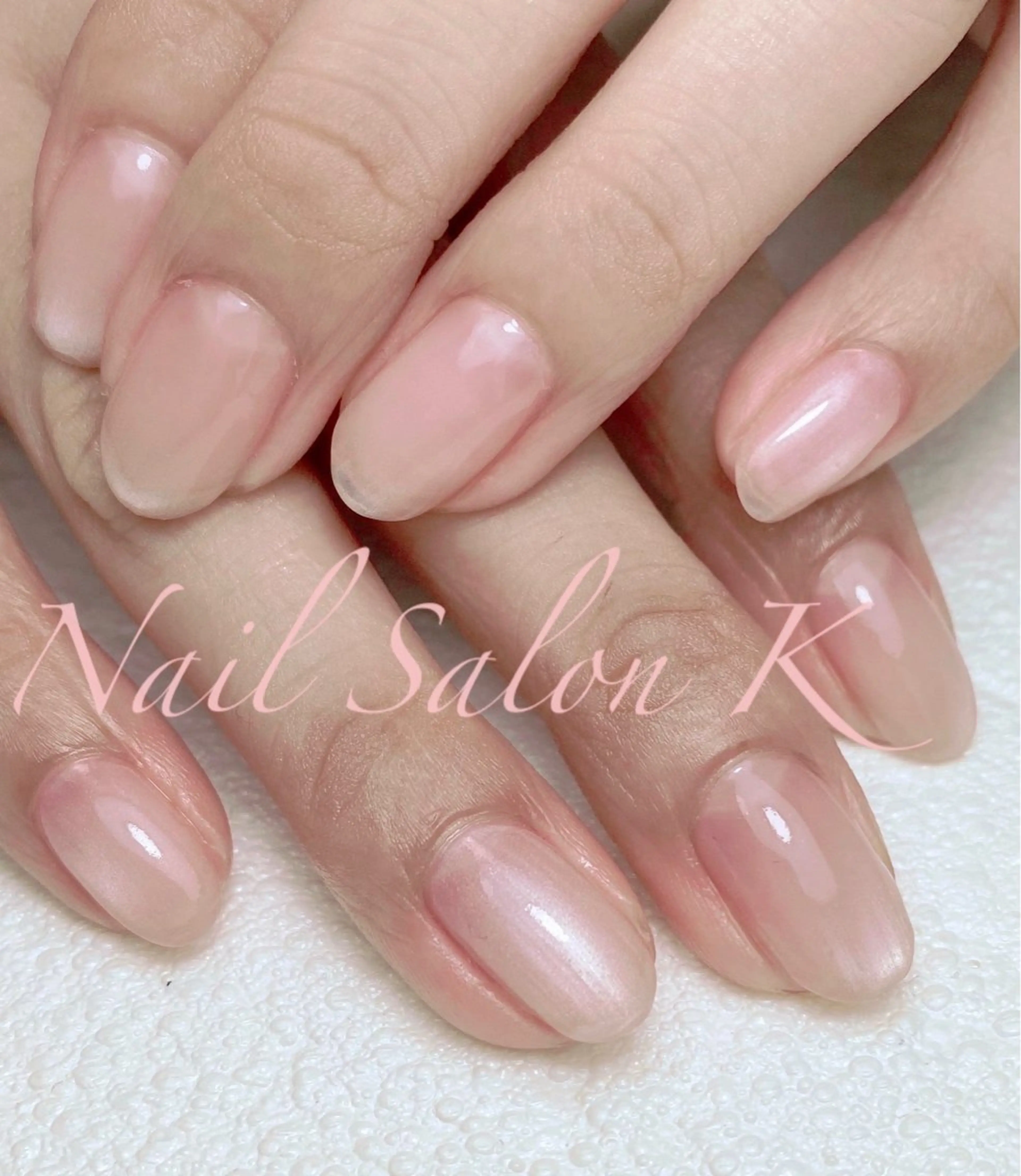 ネイル オフィスネイル ハンドネイル Nail Salon K 🧸美爪育成のネイルデザイン