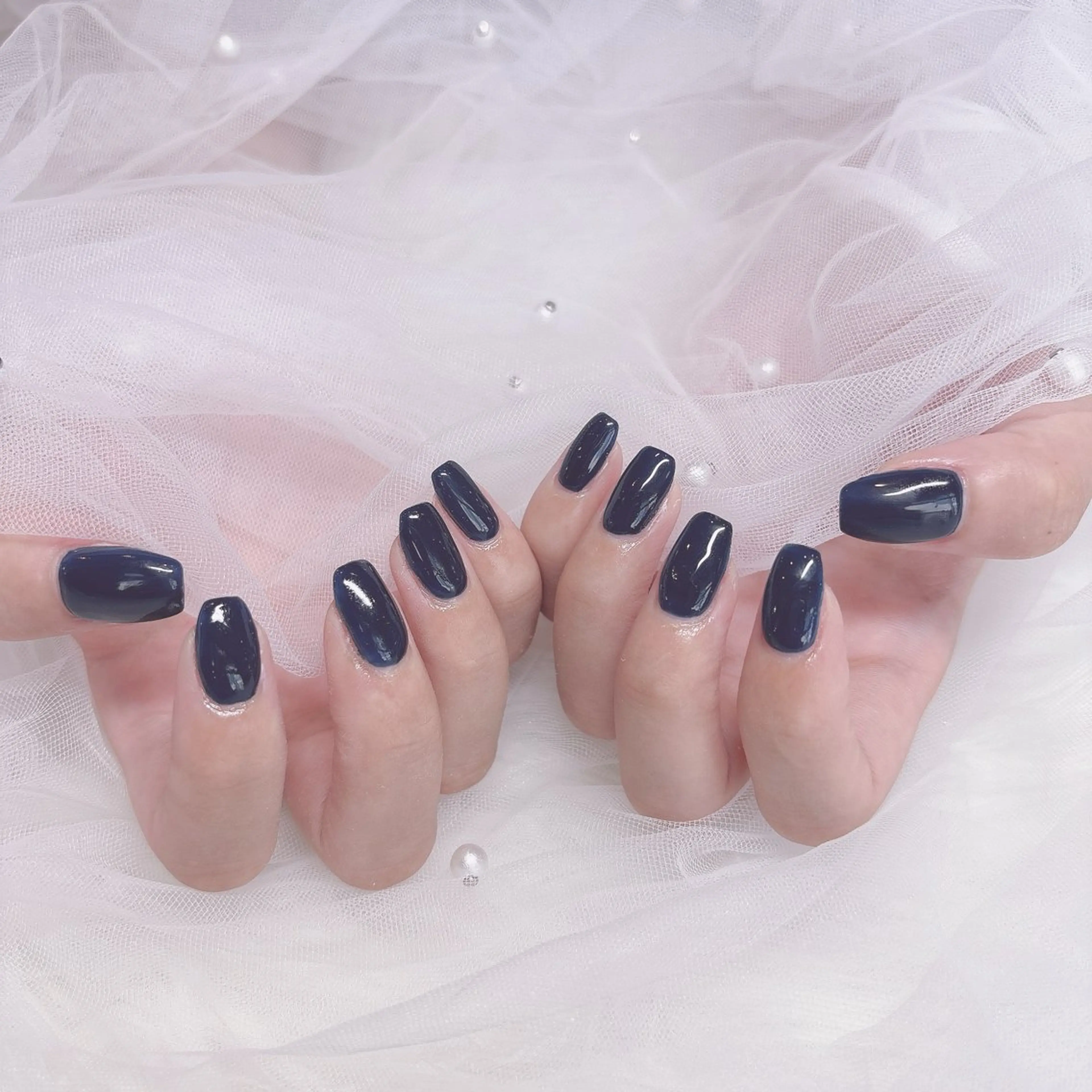 ネイル ネイビー ABA SALON所属・aba nail 🩷marikaのネイルデザイン