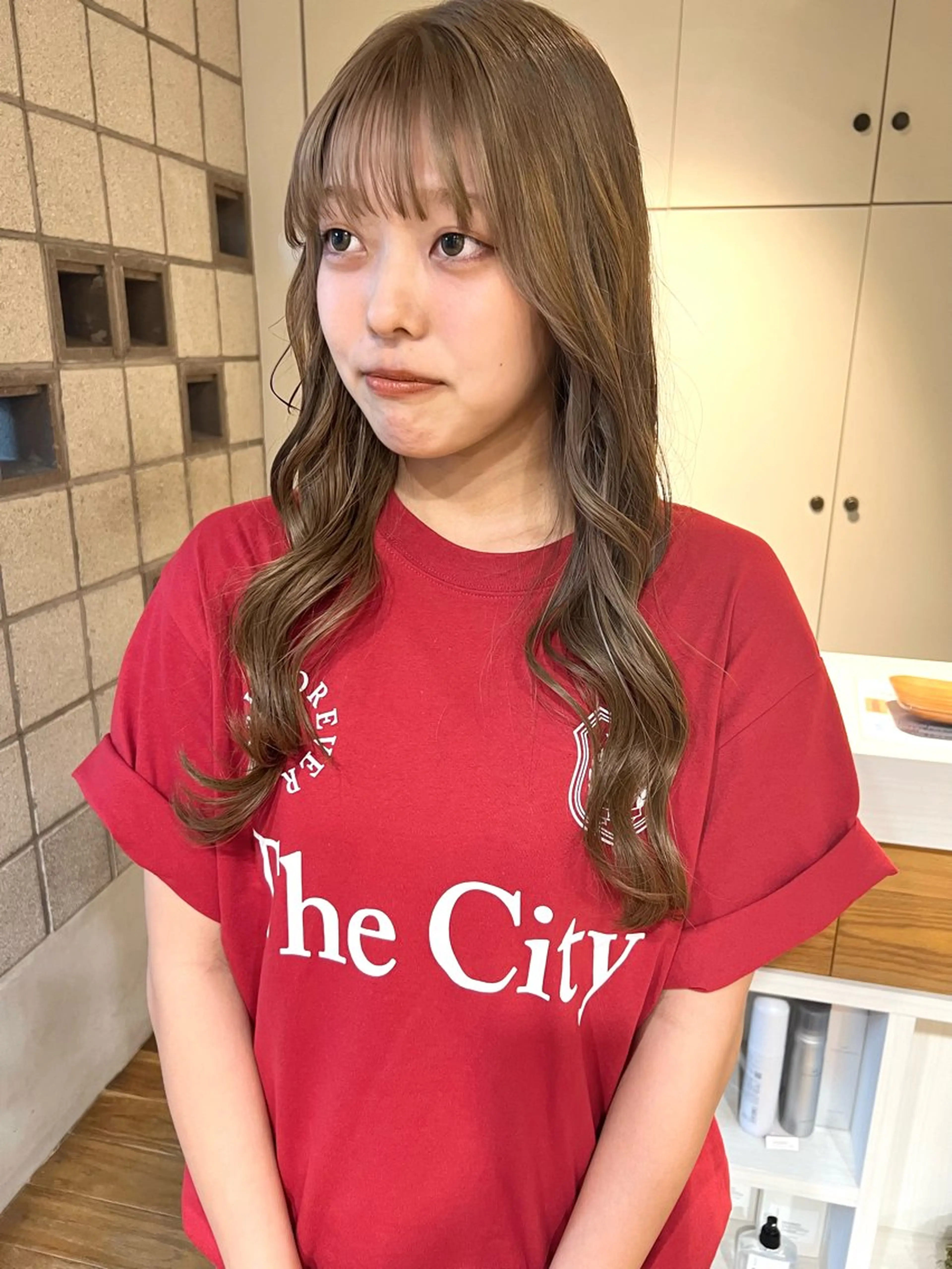 ミディアム ヘアカラー 松本  夏海のヘアスタイル