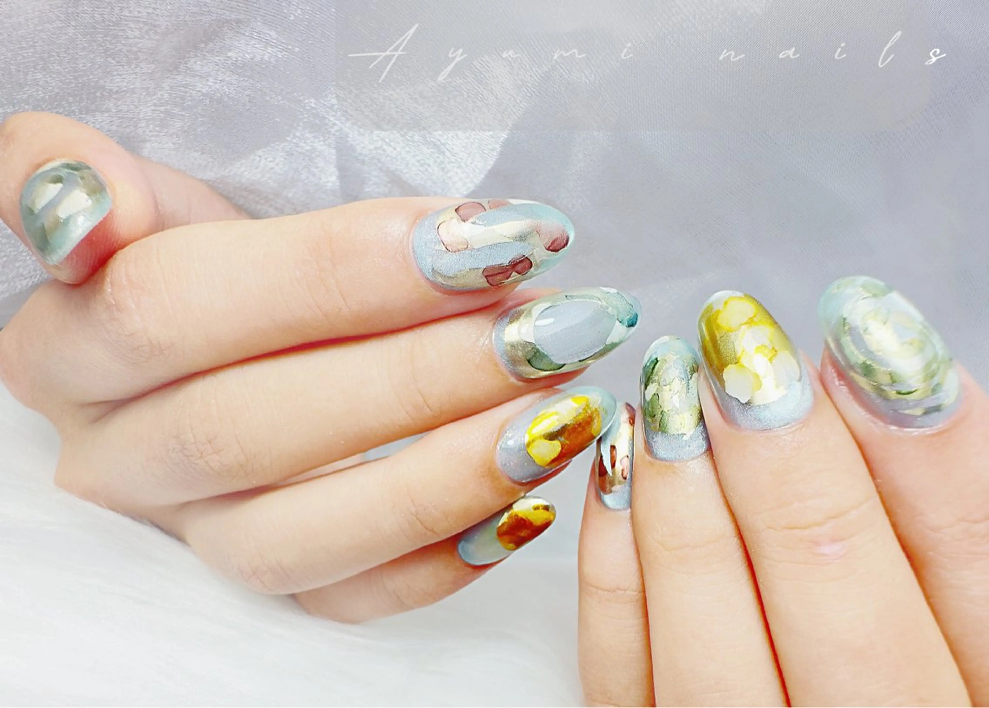 ネイル ニュアンスネイル Ayumi nails川崎店のネイルデザイン