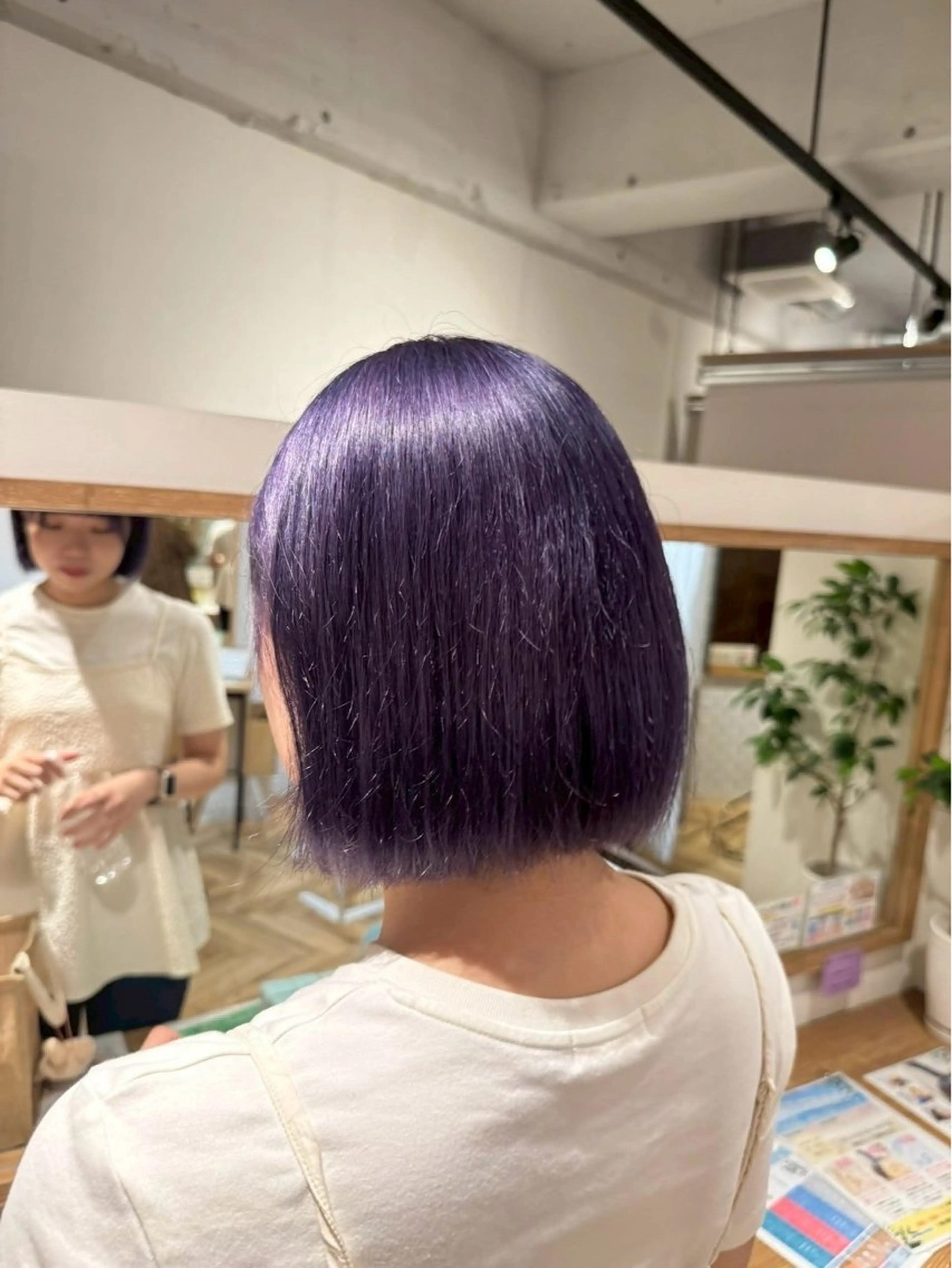 ショート カラー ヘアカラー 宮田 心奈のヘアスタイル