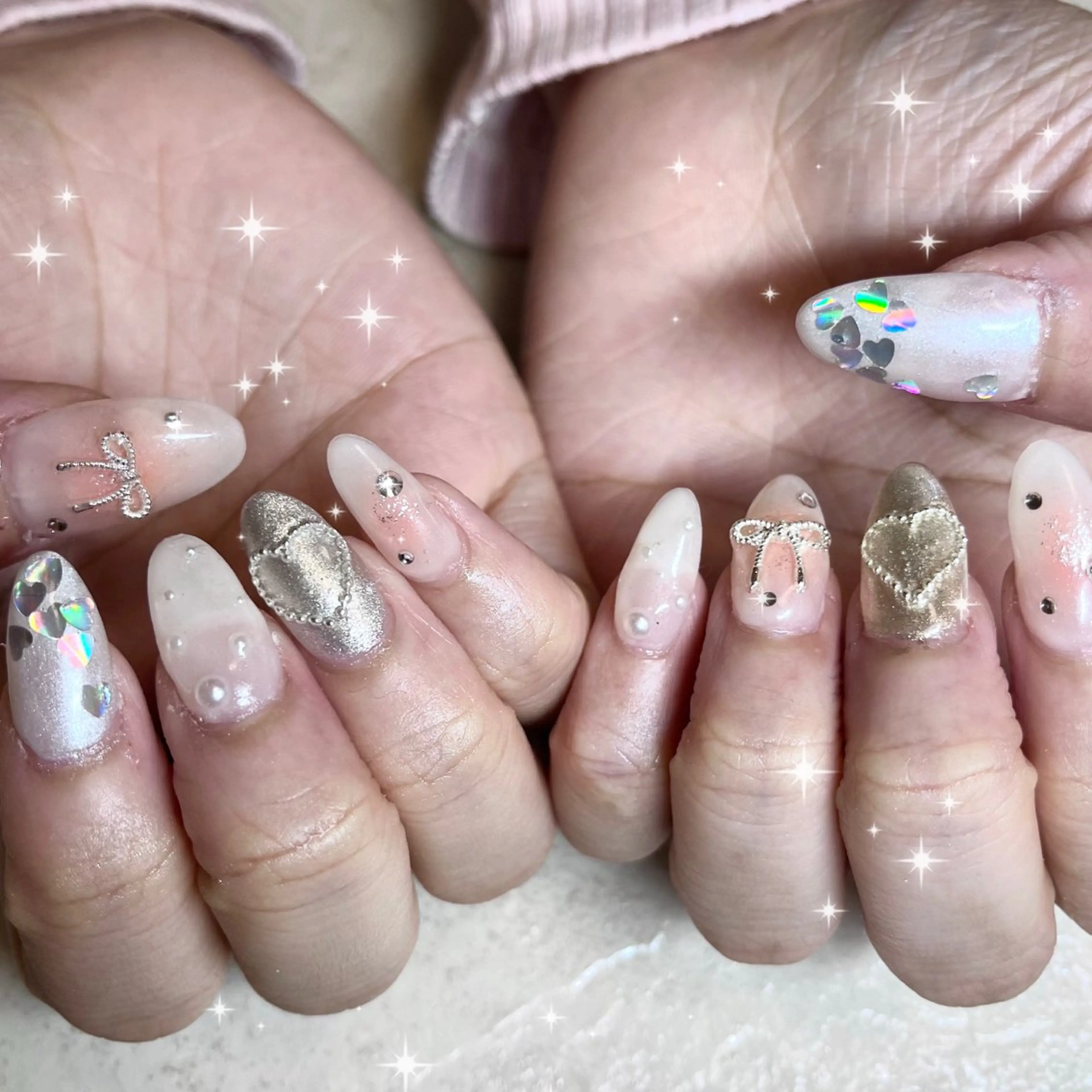 ネイル ハンドネイル mimi 高石桃朱のネイルデザイン