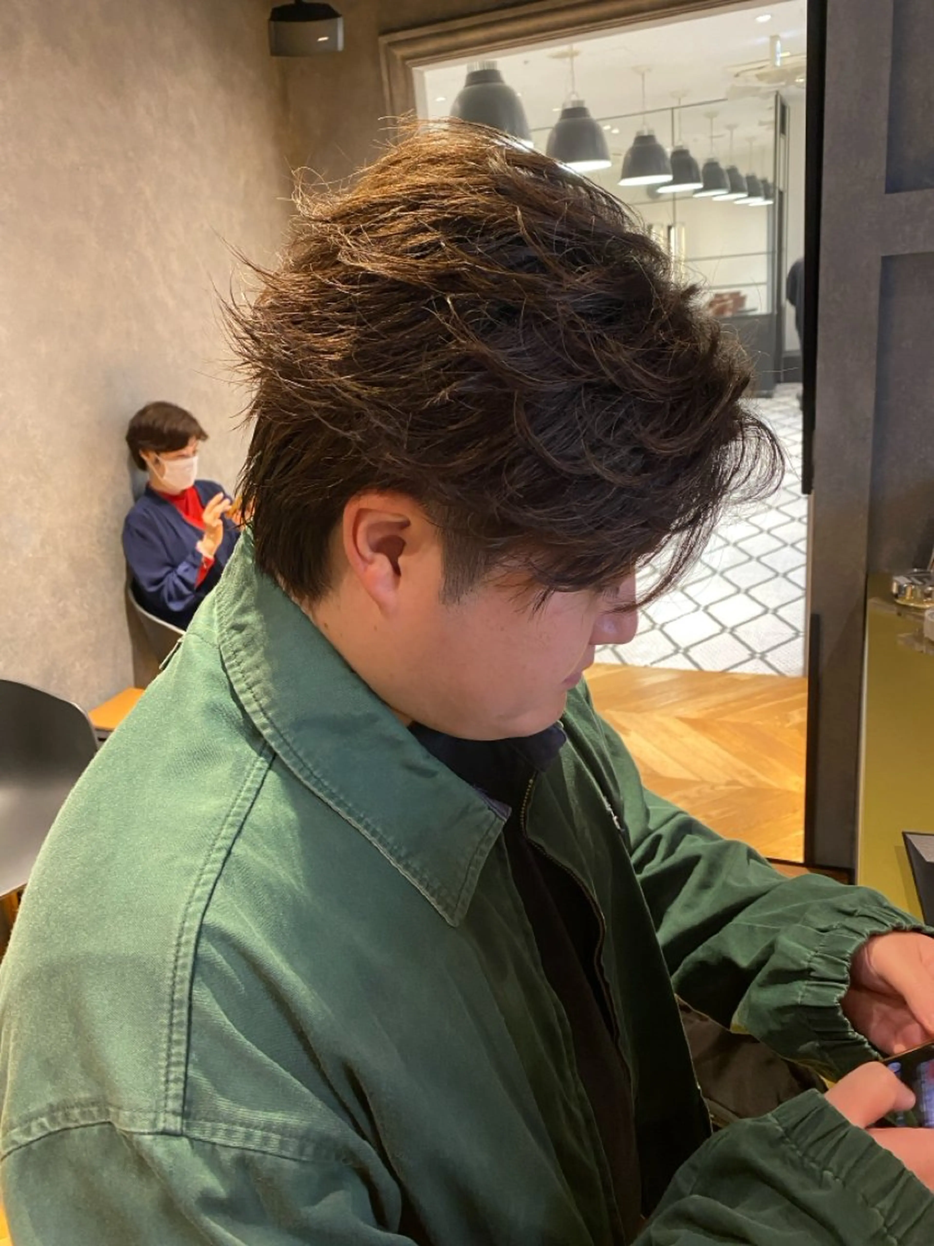 ショート パーマ メンズ ショートヘア カット パーマ 韓国ヘア/銀座/ 似合わせパーマ/内田のヘアスタイル