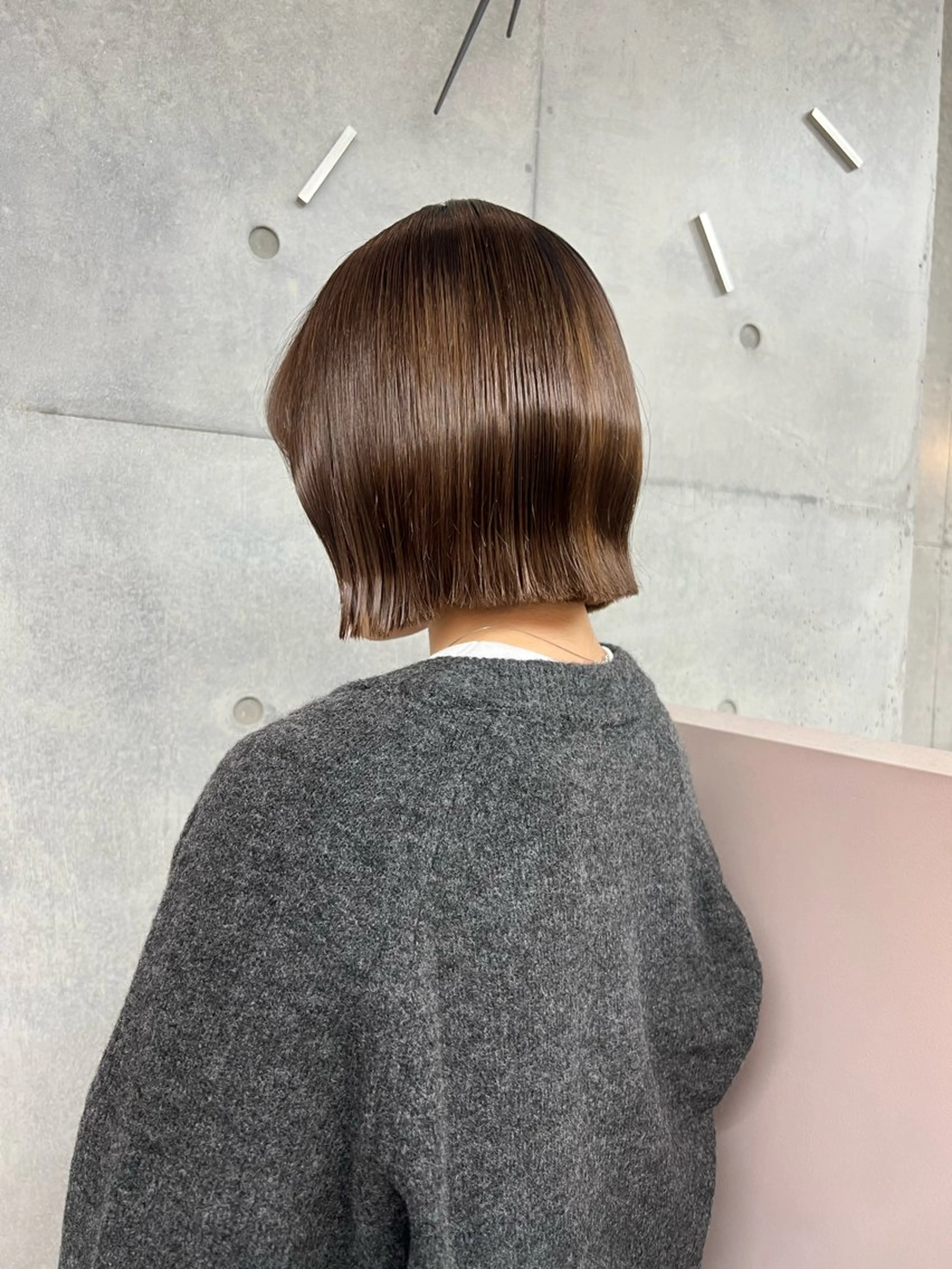 ミディアム ボブ カット ヘッドスパ カコ♡ ボブ ヘアアレンジのヘアスタイル
