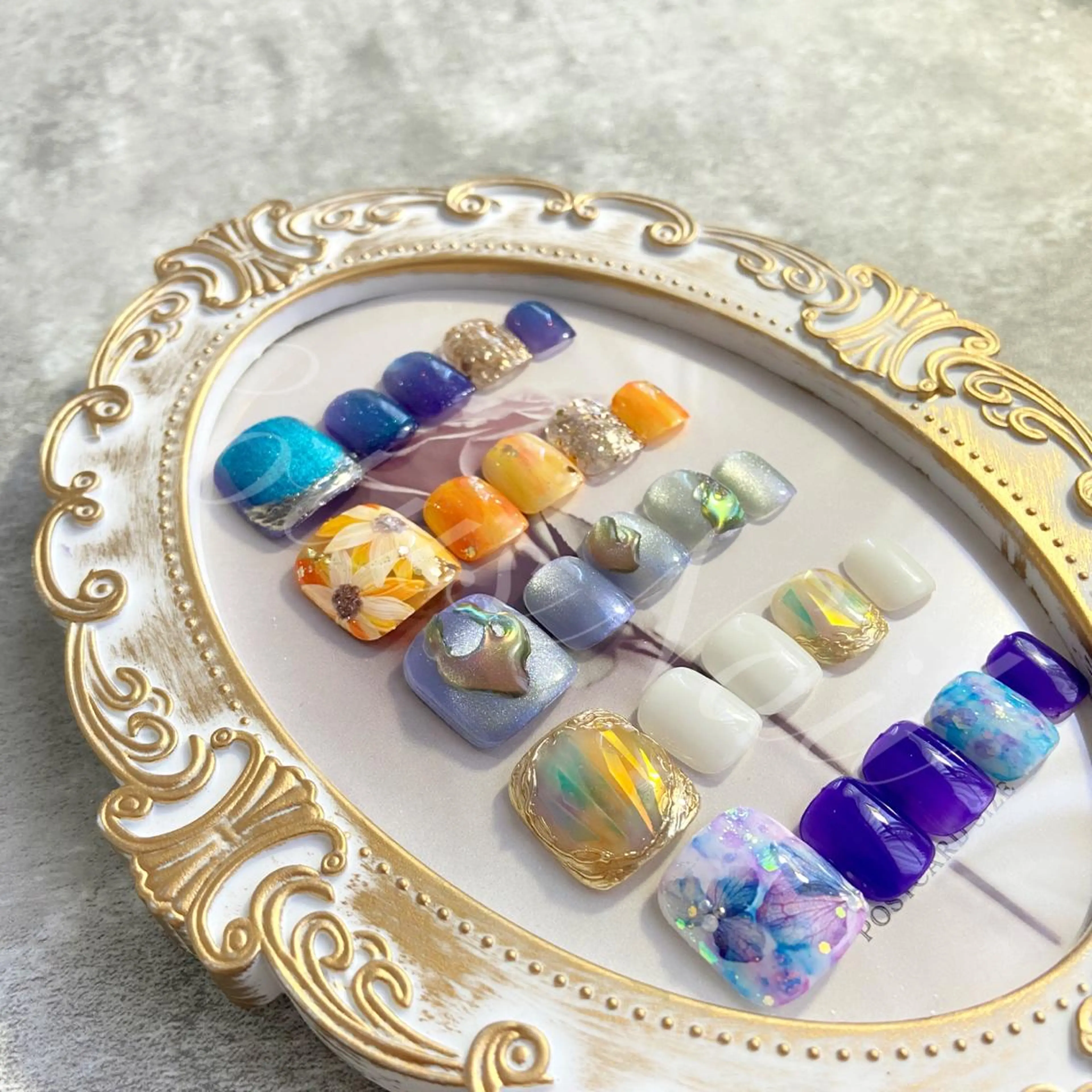 ネイル フットネイル フットネイル Lotus Nailのネイルデザイン