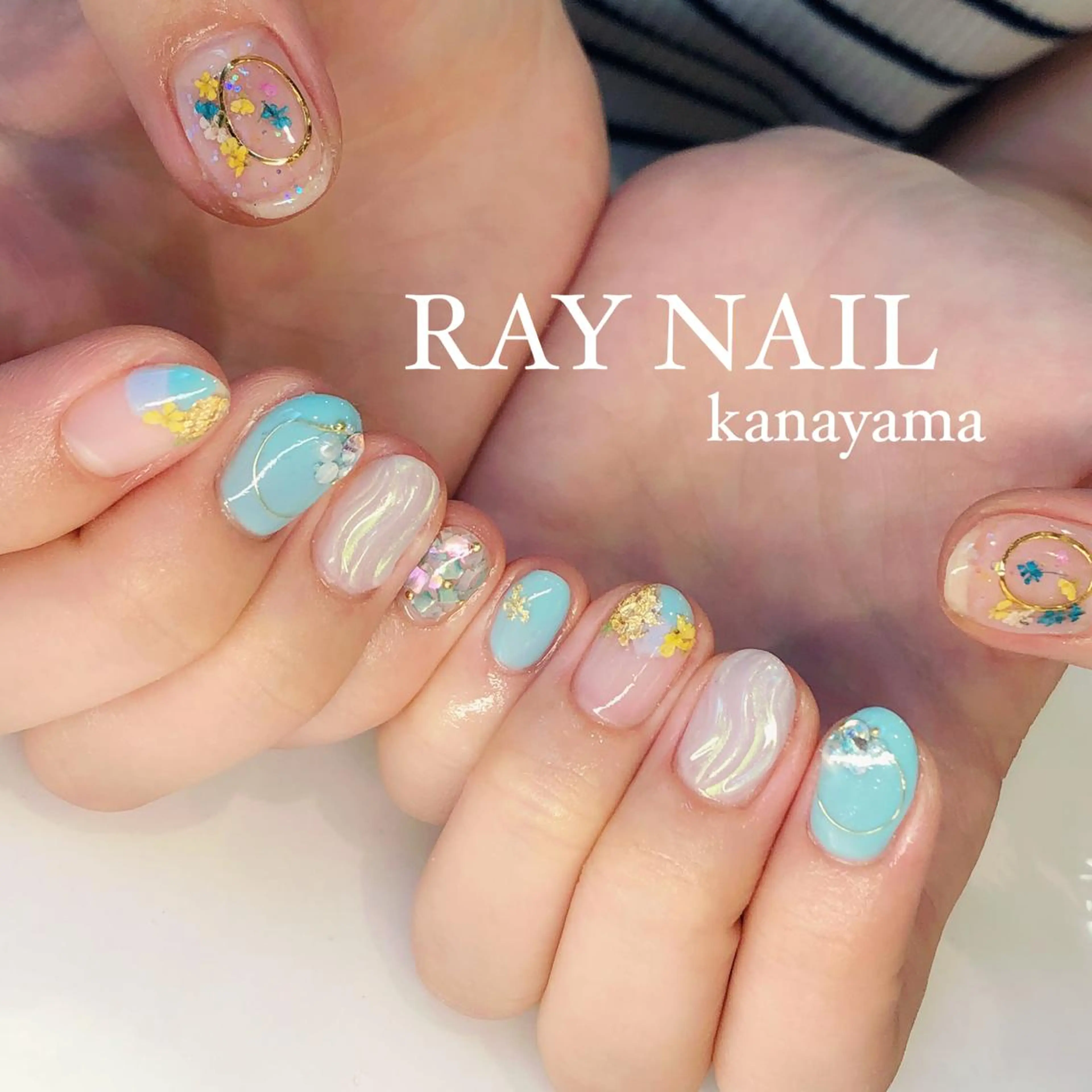 ネイル パステルネイル Arowa 伊田のネイルデザイン